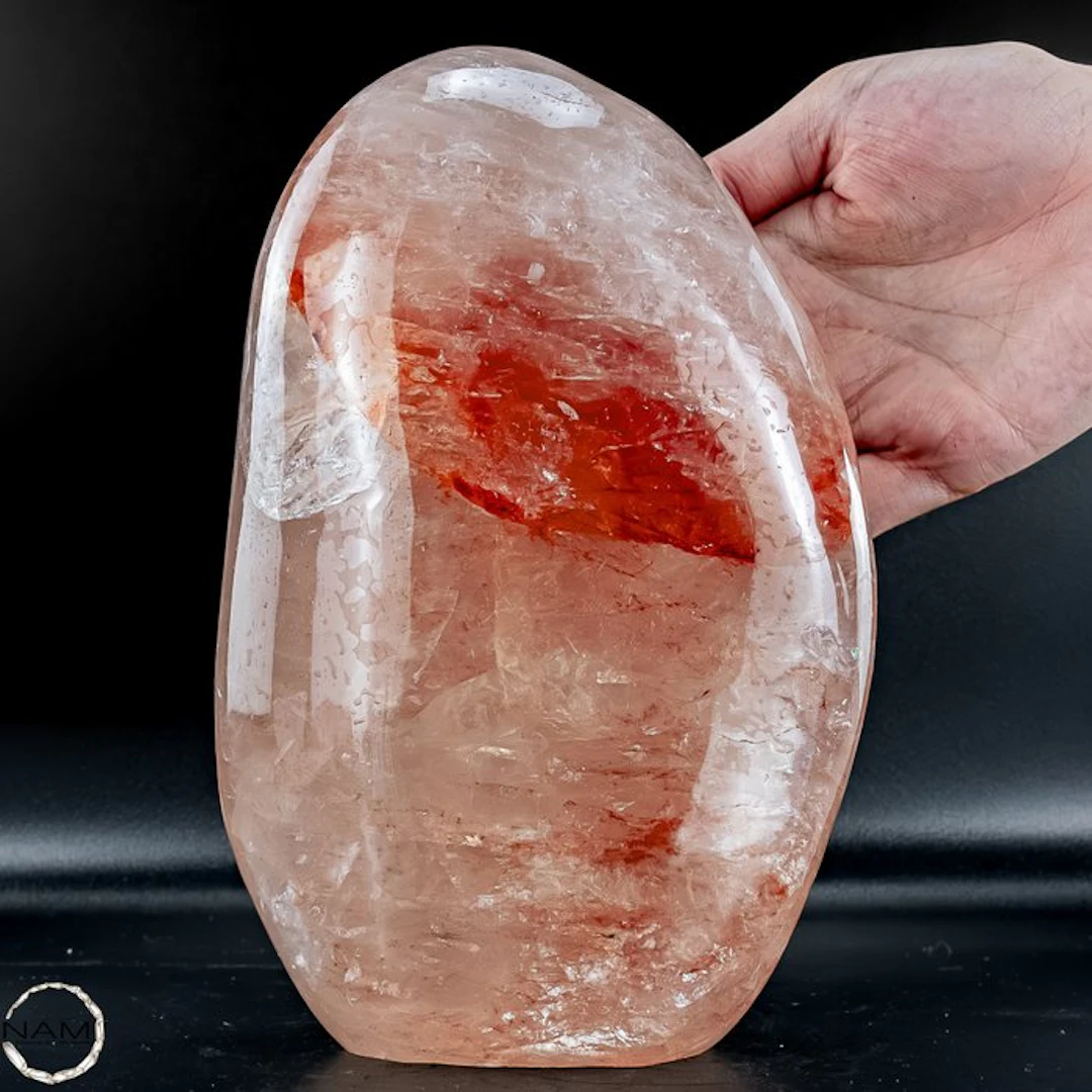 Impressive hematoid quartz freeform from Brazil – A...