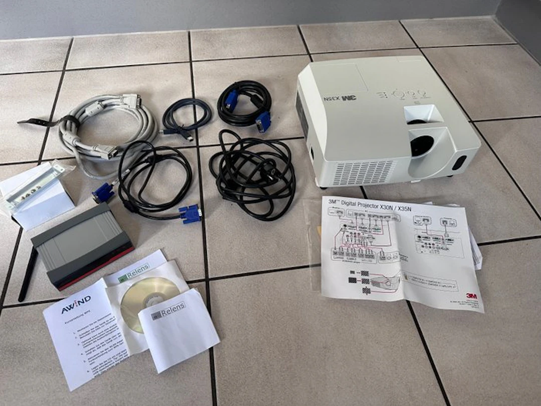 3M X35N Digital Projector - Complete Kit with AWiND...