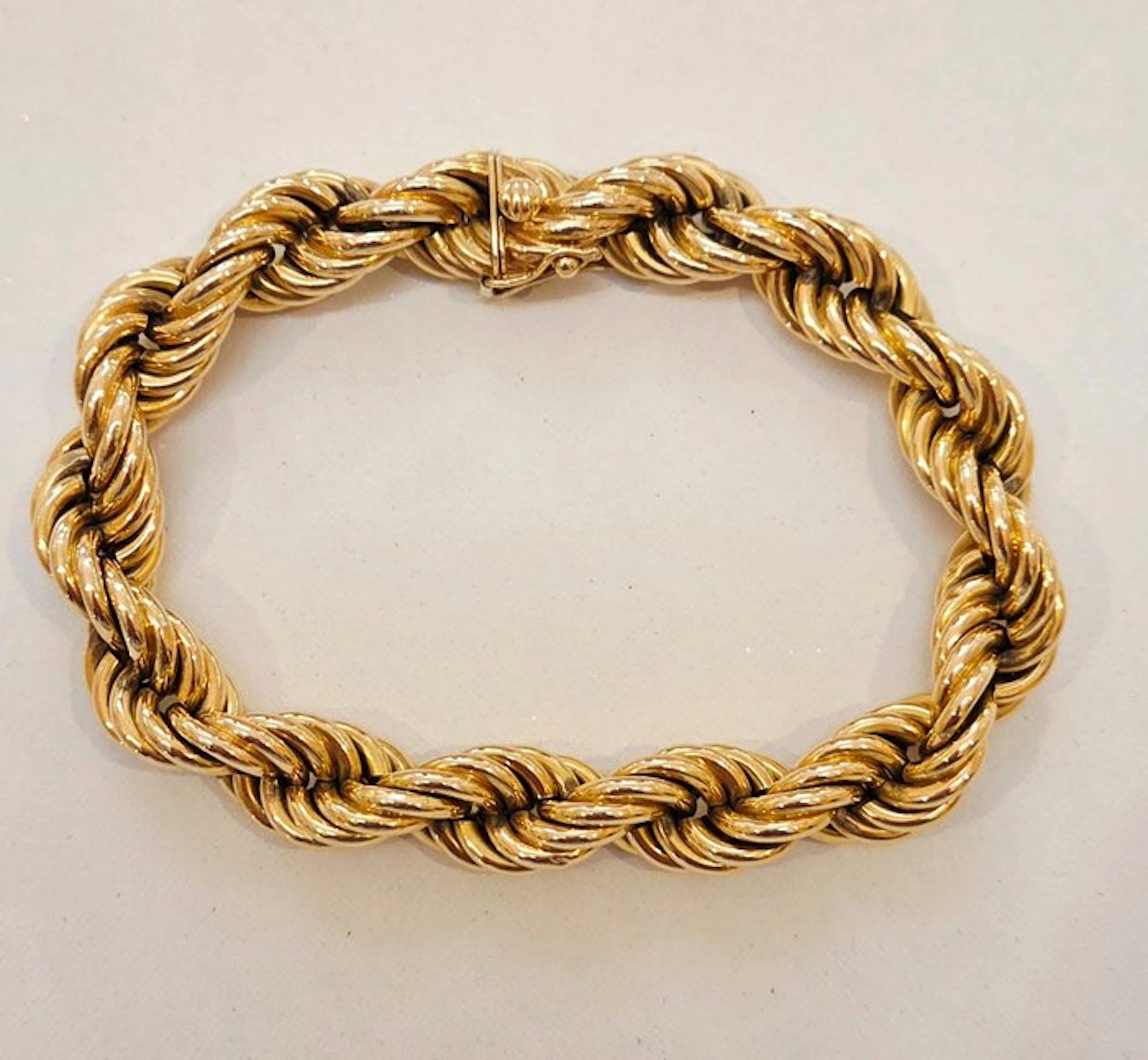 Bracelet - 18 kt. Yellow gold - Italy 80s Perfect