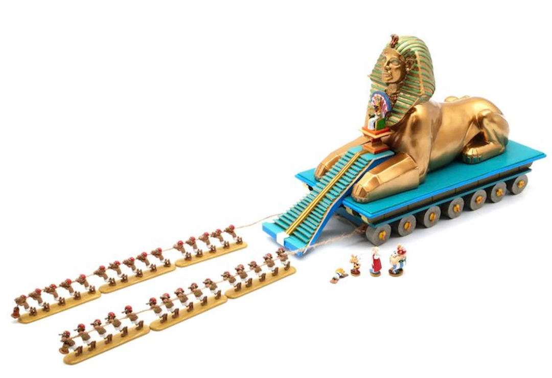Asterix 2394 - Le char de Cleopatra - 12 little figurines...