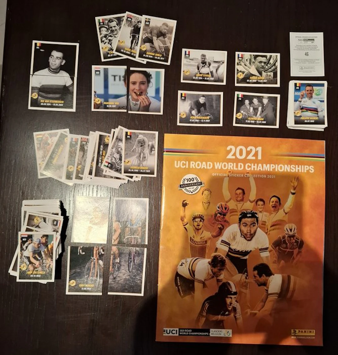 2021 Panini UCI Road World Championships - RARE Eddy...