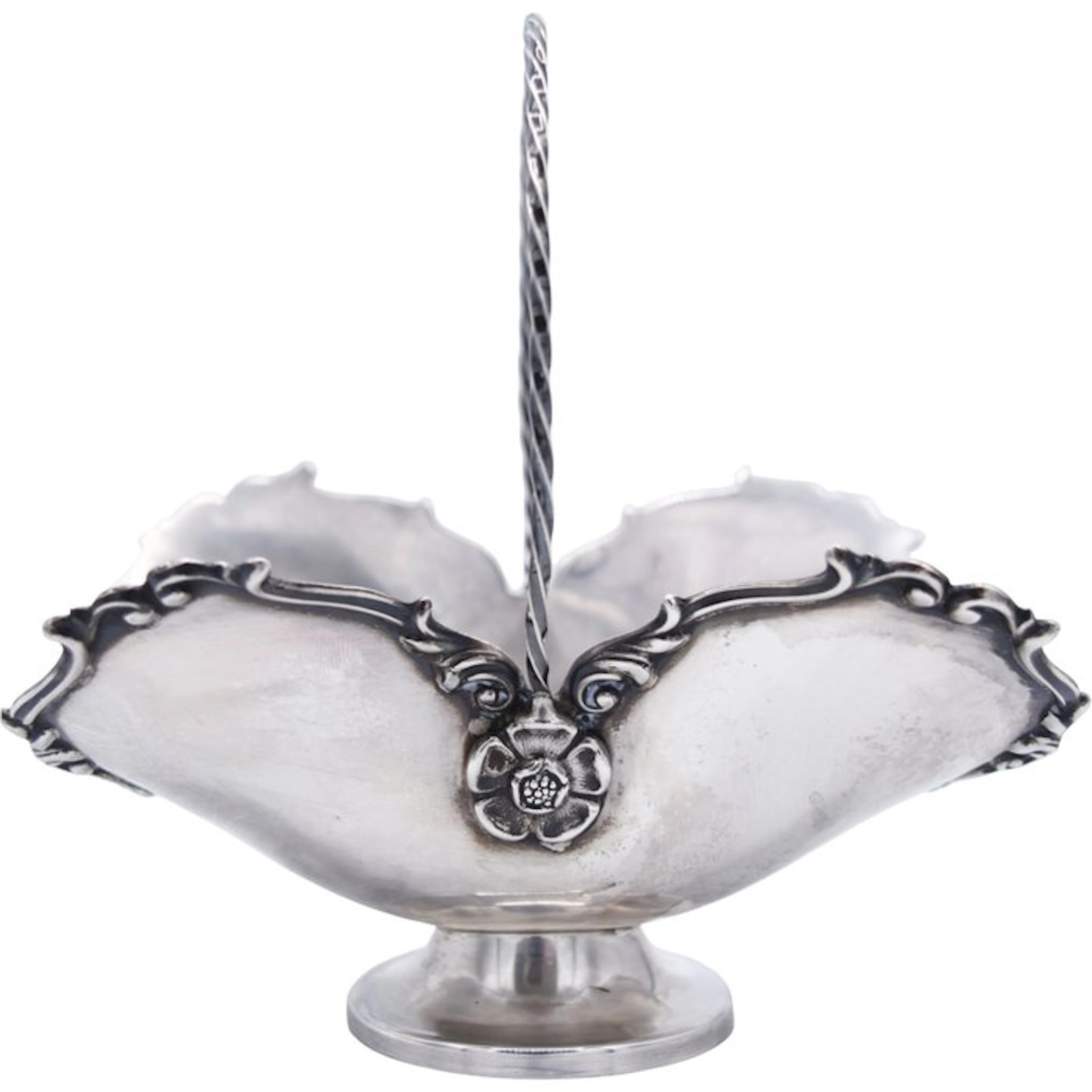 Camusso - Bonbon basket - Baroque / Rococo basket - .925 silver