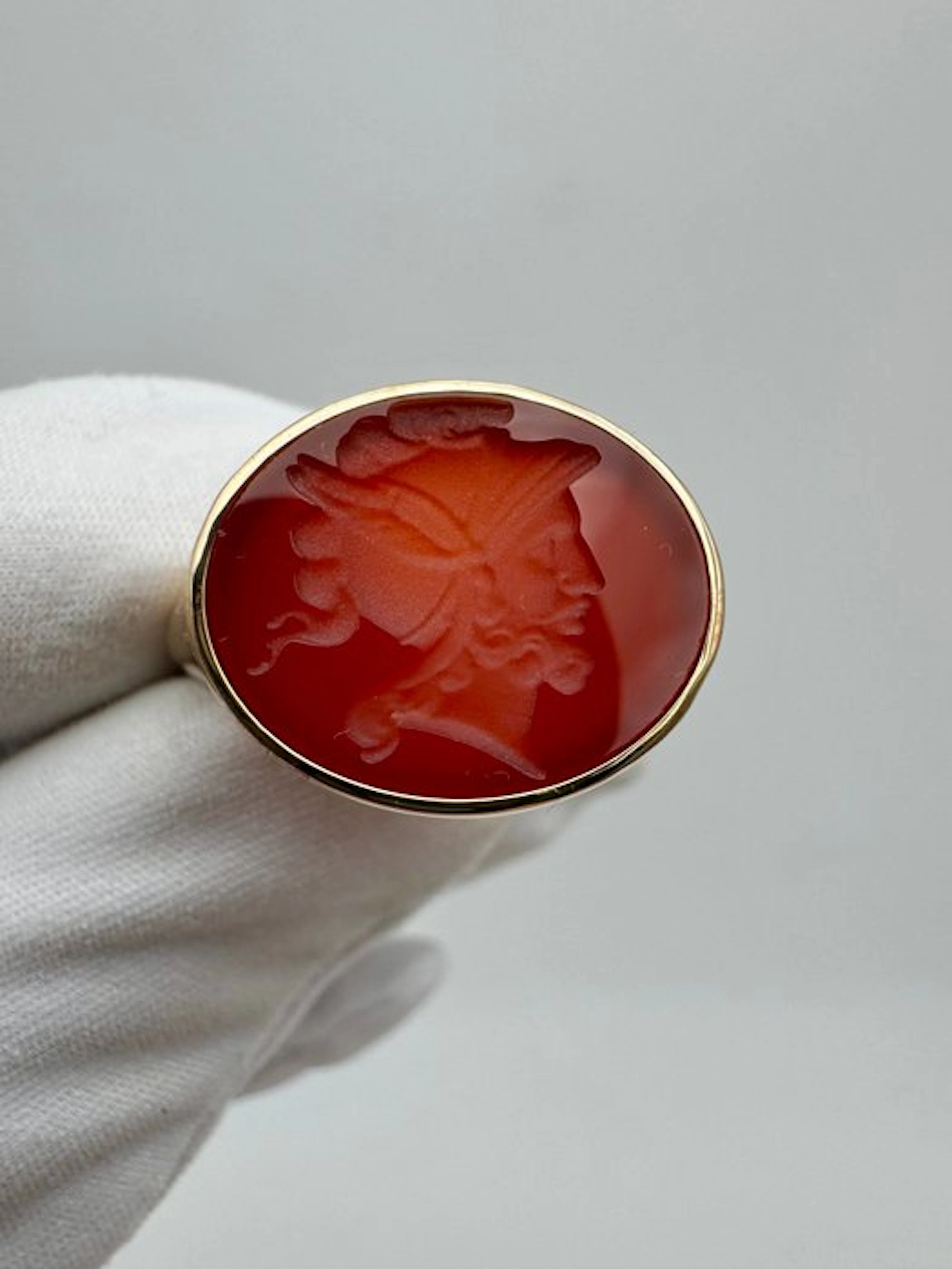 Bronze, Replica of Ancient Roman Amulet ring - Commander...