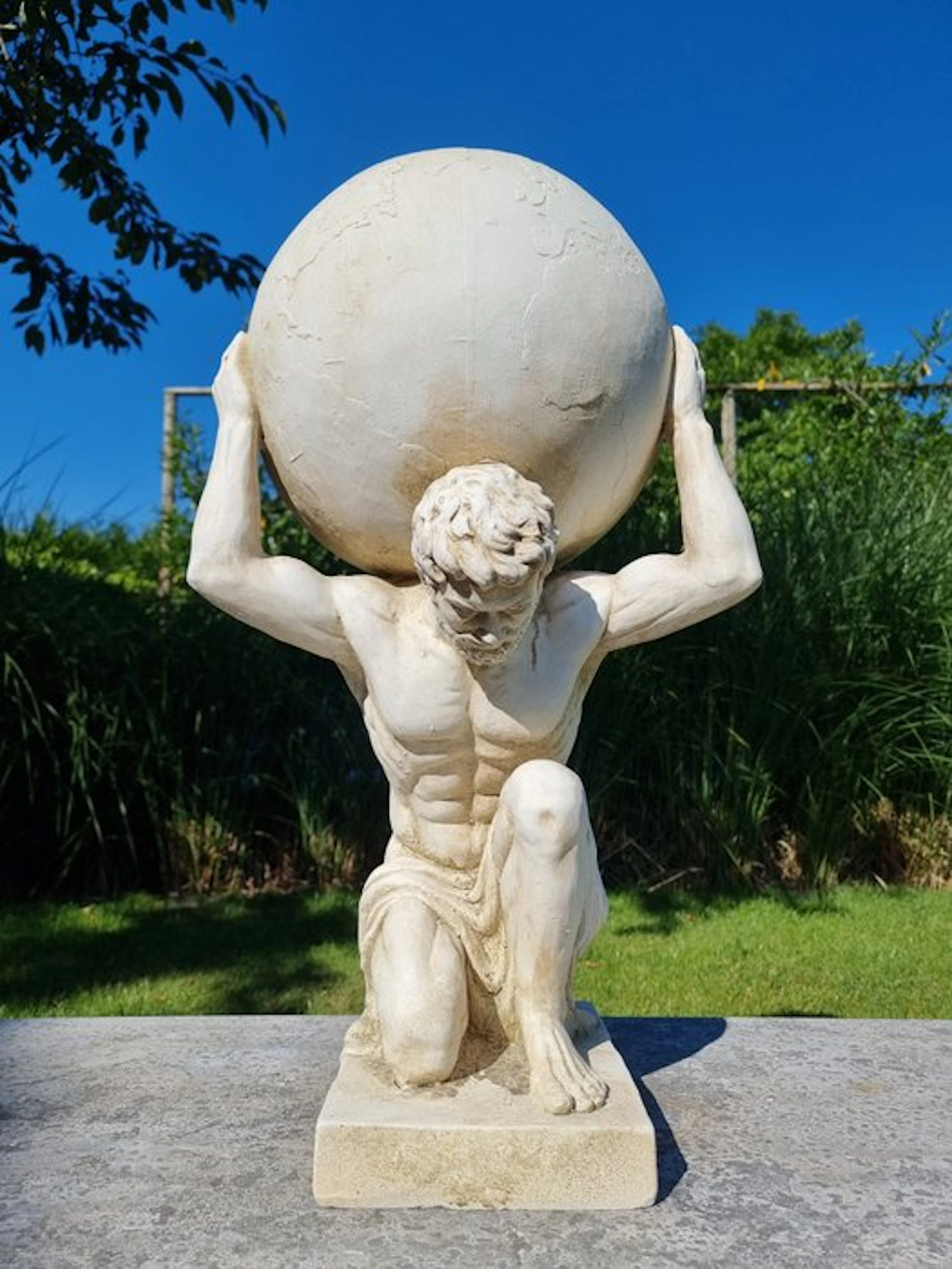 Sculpture, Atlas - 70 cm - Resin