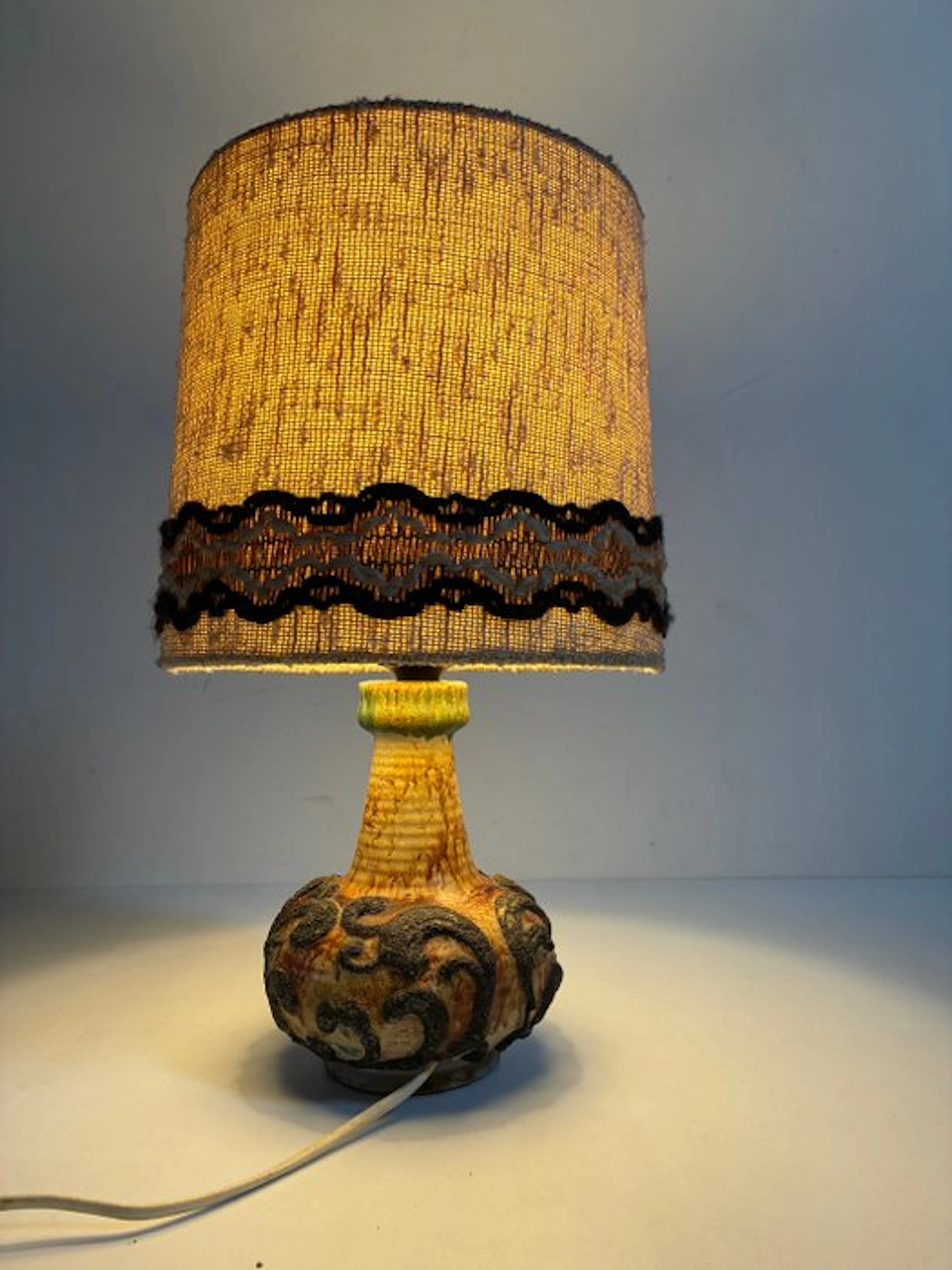 Marbach Leuchten - Lamp - Earthenware - Fat Lava table lamp