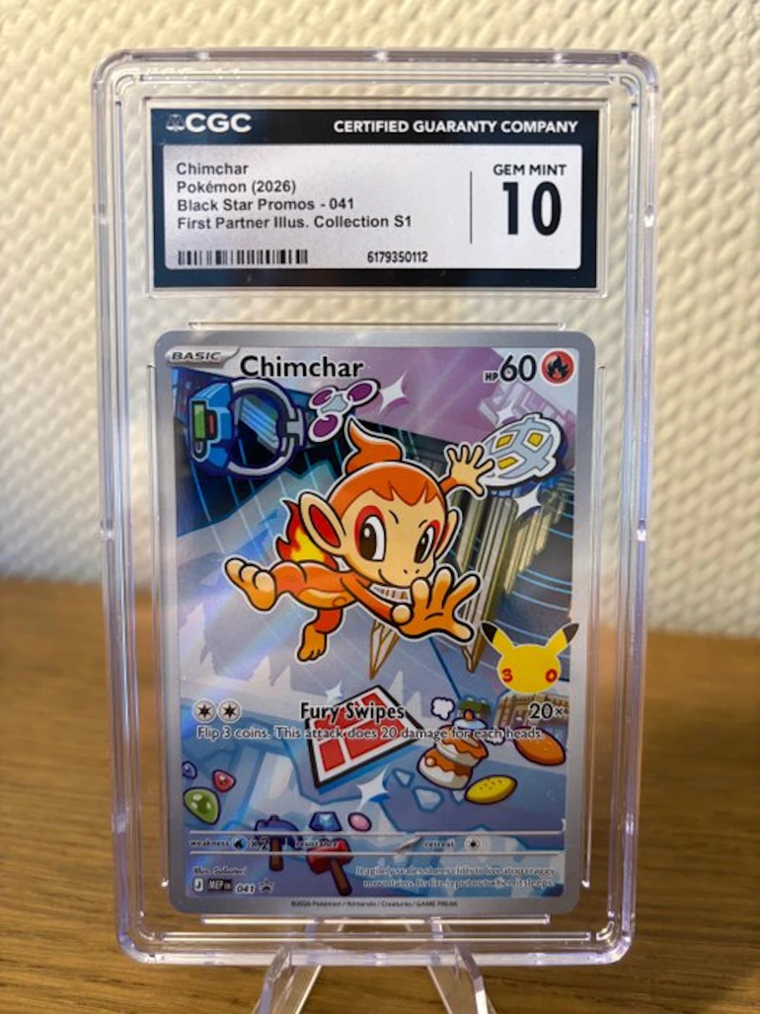 Pokémon - 1 Graded card - Chimchar 041 Promo card, Foil - CGC 10 - Various sets