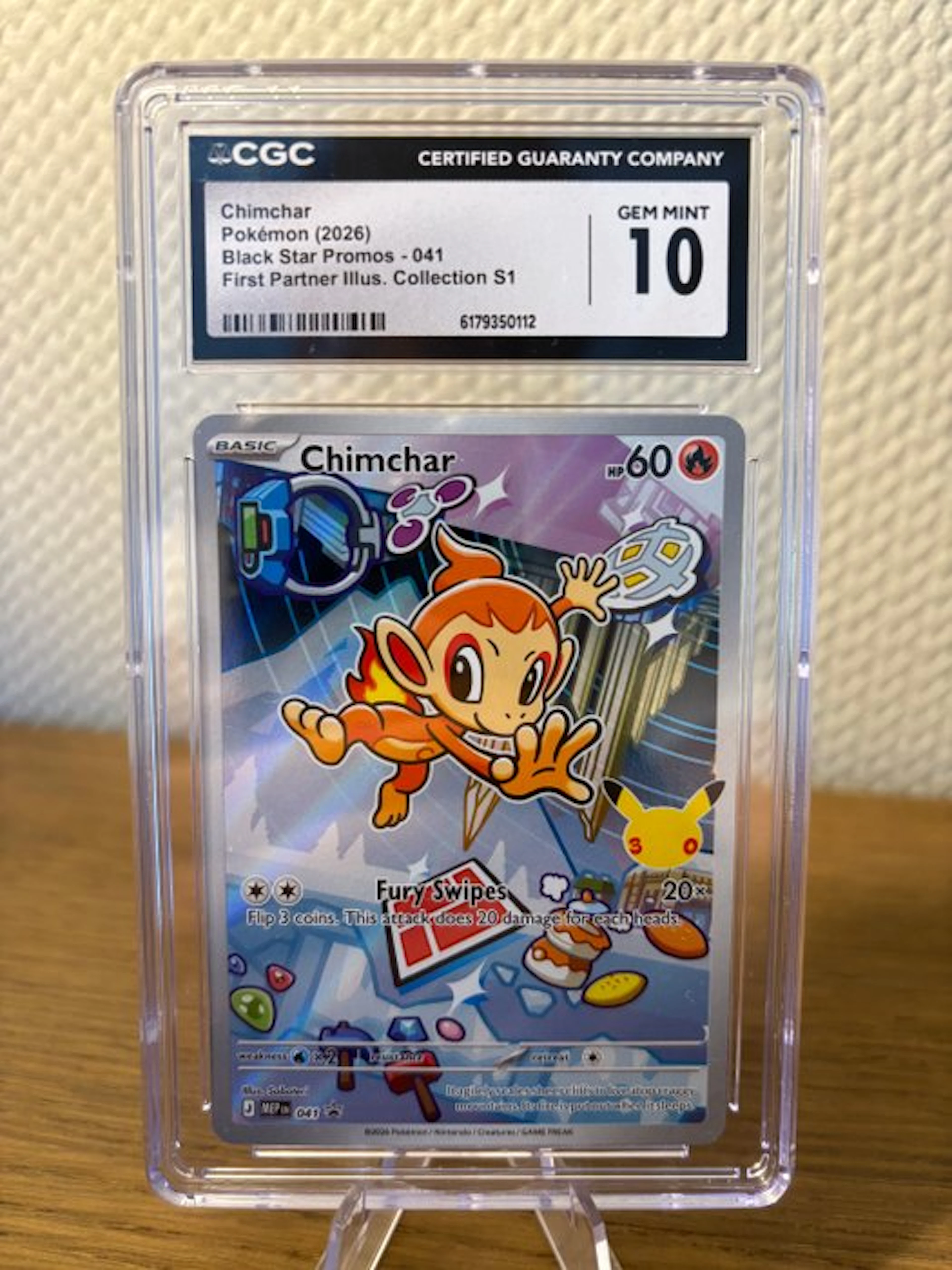 Pokémon - 1 Graded card - Chimchar 041 Promo card, Foil - CGC 10 - Various sets