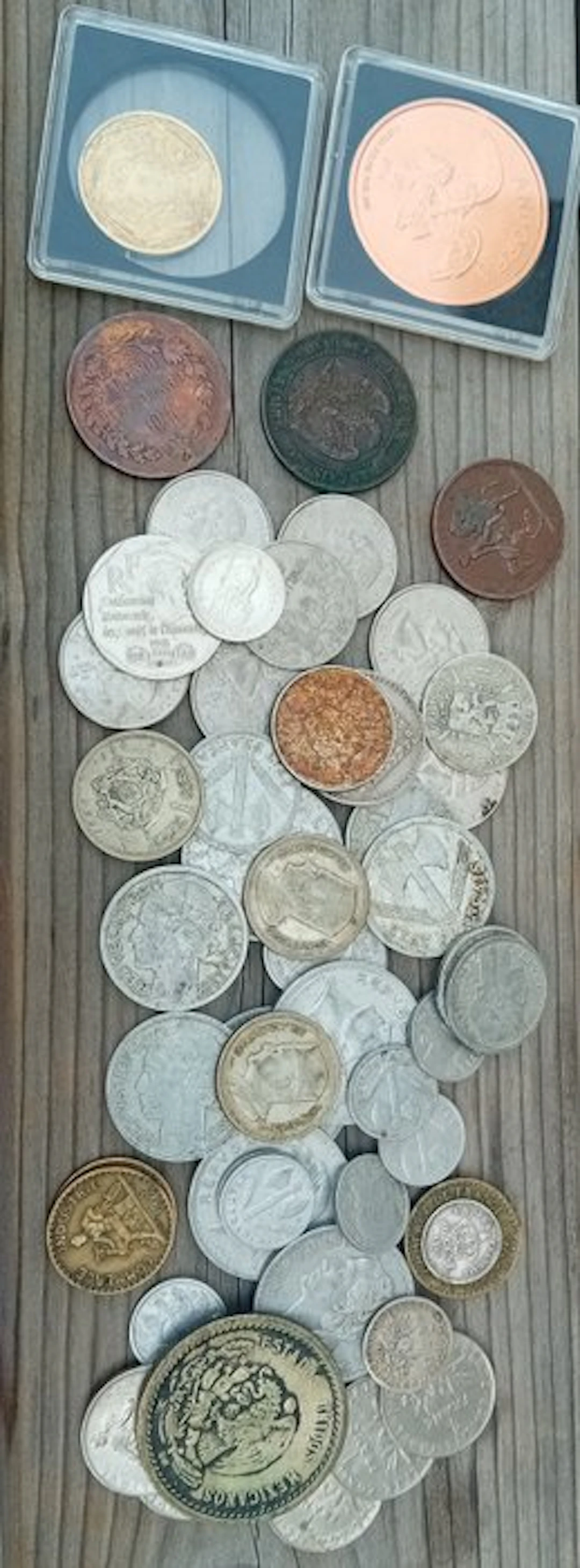 World. Collection of coins and banknotes 1800/2000 (No reserve price)