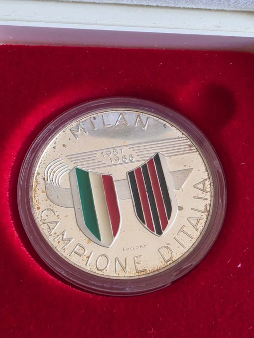 Italy. 1987/1988 medaglia celebrativa ufficiale per il 11⁰ scudetto del A.C