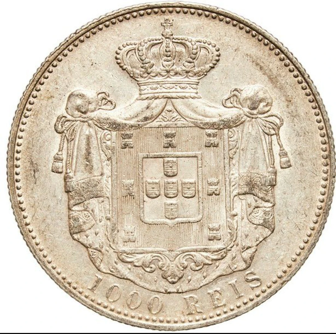 Portugal. Carlos I (1889-1908). 1000 Reis 1899 - AU58