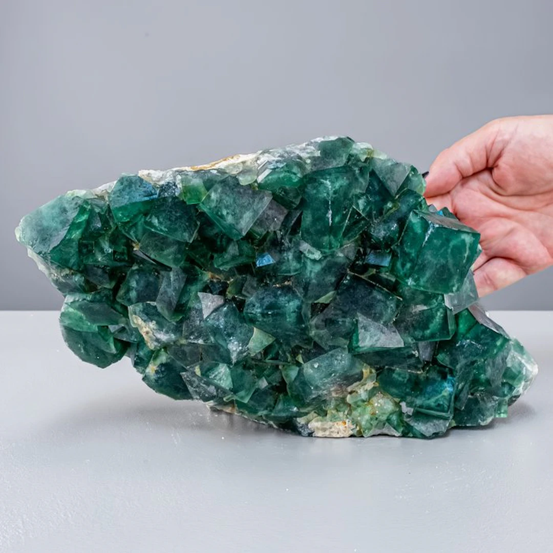 Majestic fluorite clusters