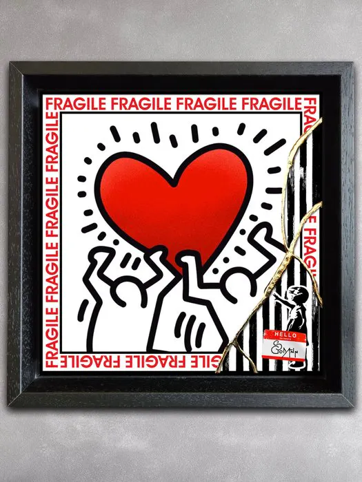 Stéphanie Godann - Banksy Haring Fusion