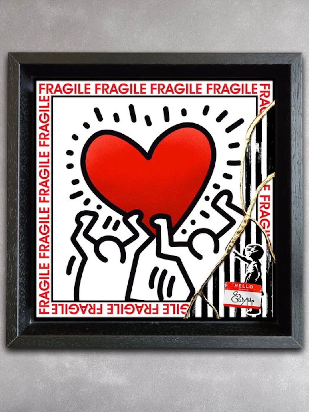 Stéphanie Godann - Banksy Haring Fusion
