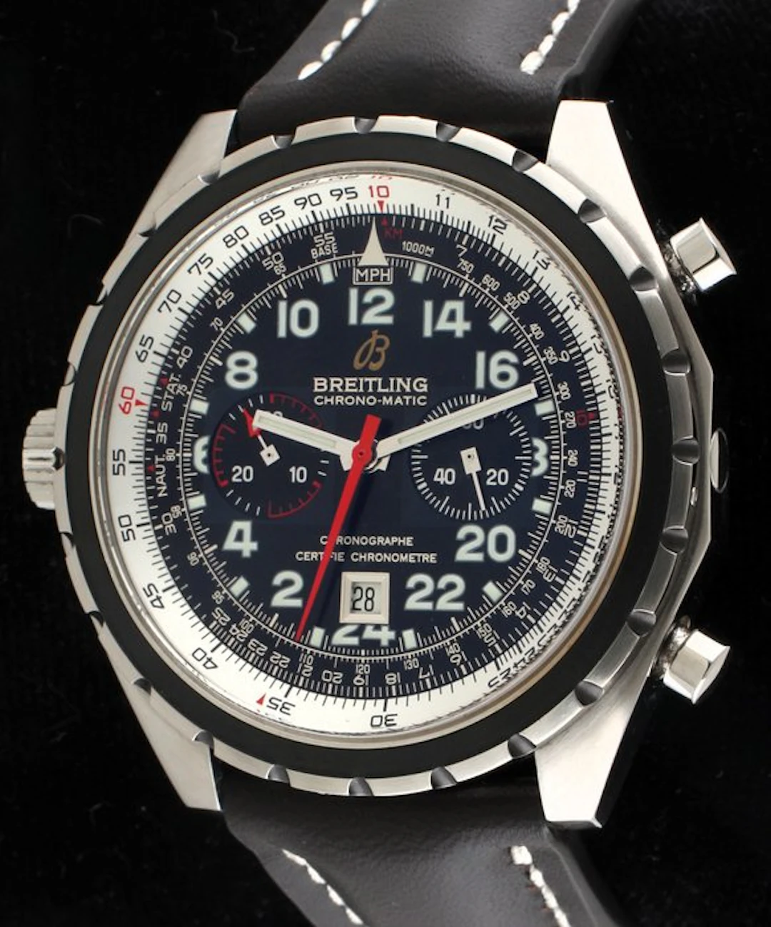 Breitling - 'Navitimer Chrono-Matic 24H' - Flyback...