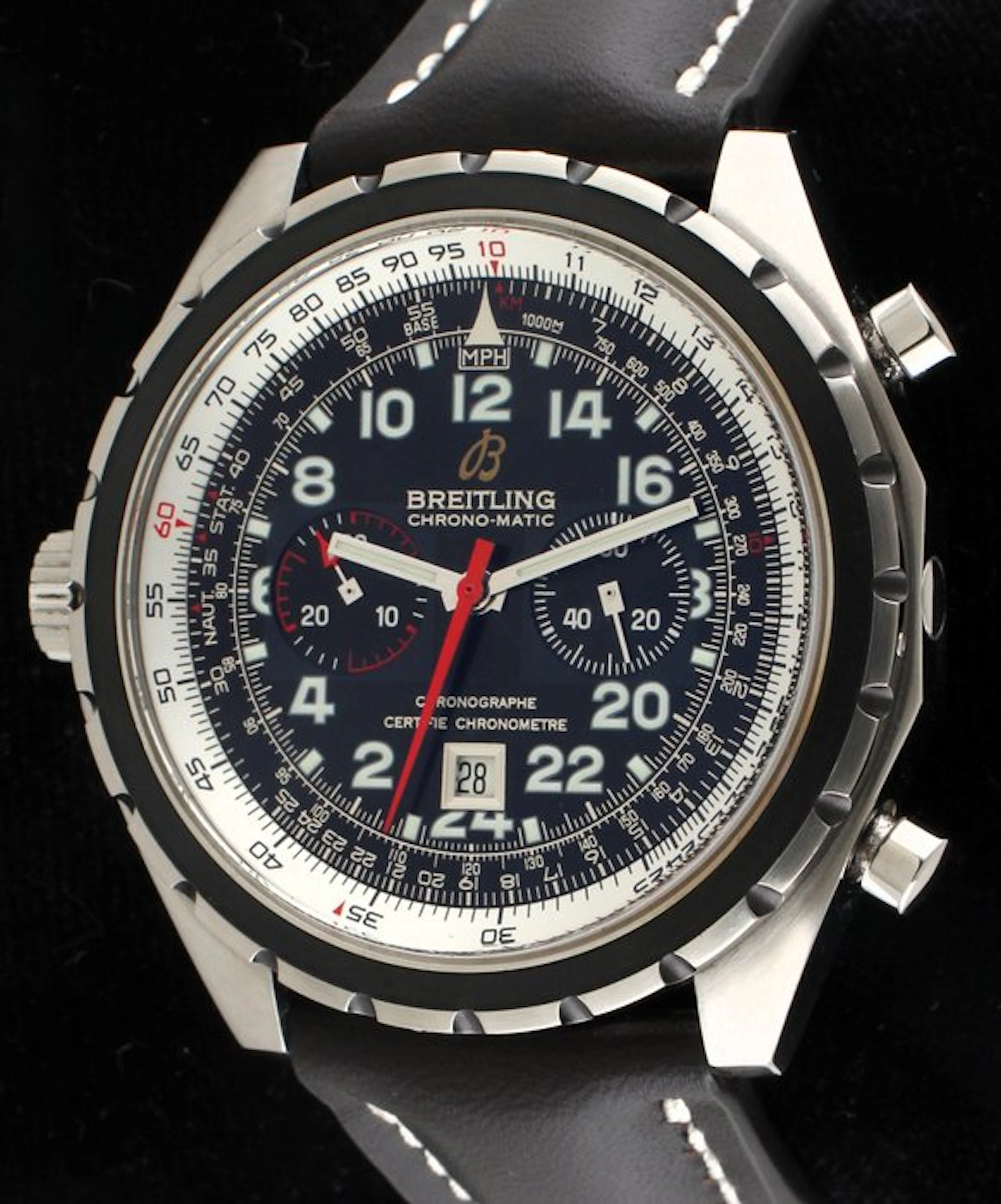 Breitling - 'Navitimer Chrono-Matic 24H' - Flyback...