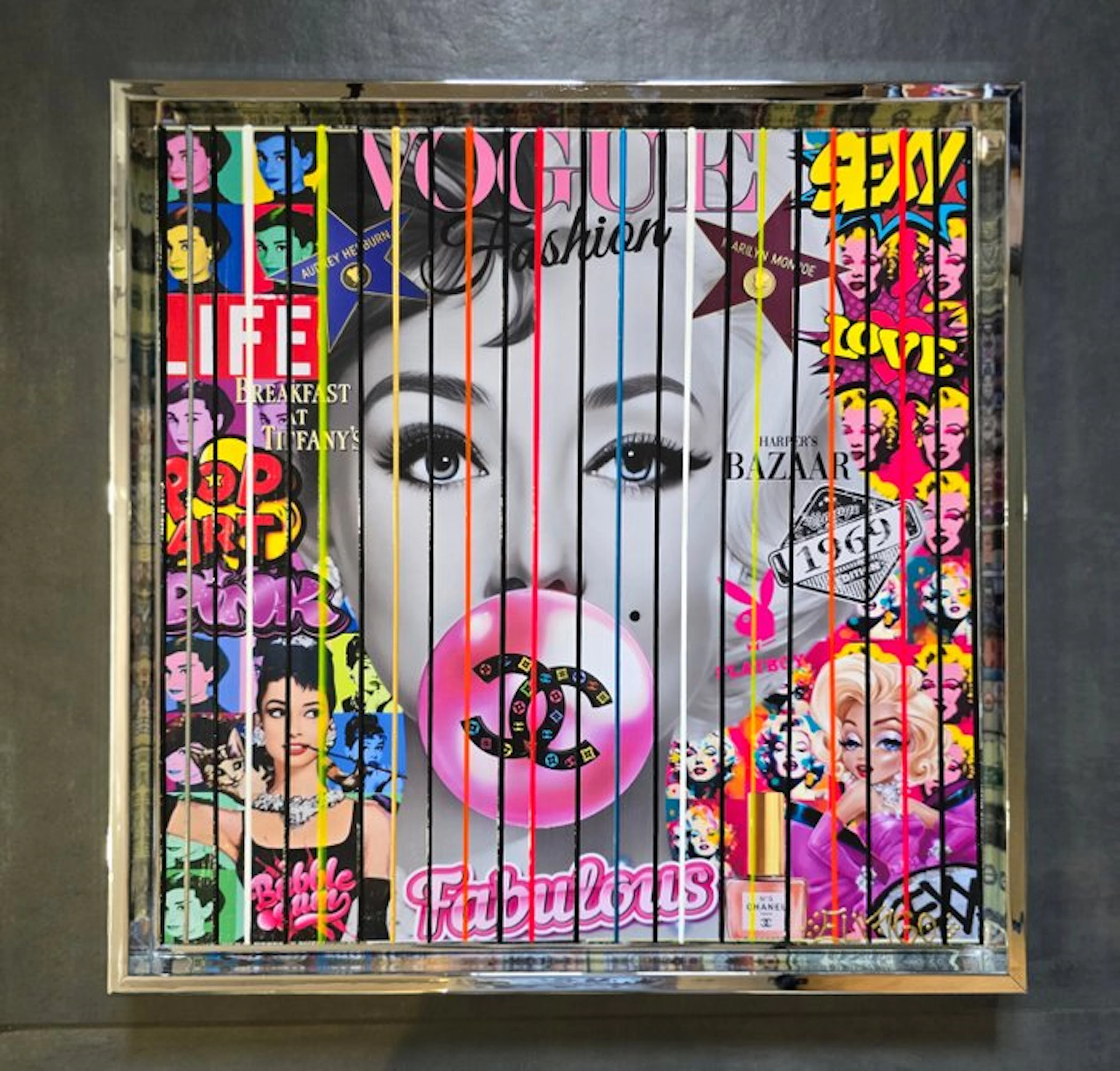 Elmago - "Marilyn &Audrey pop bubble glamour"(NO RESERVE) "