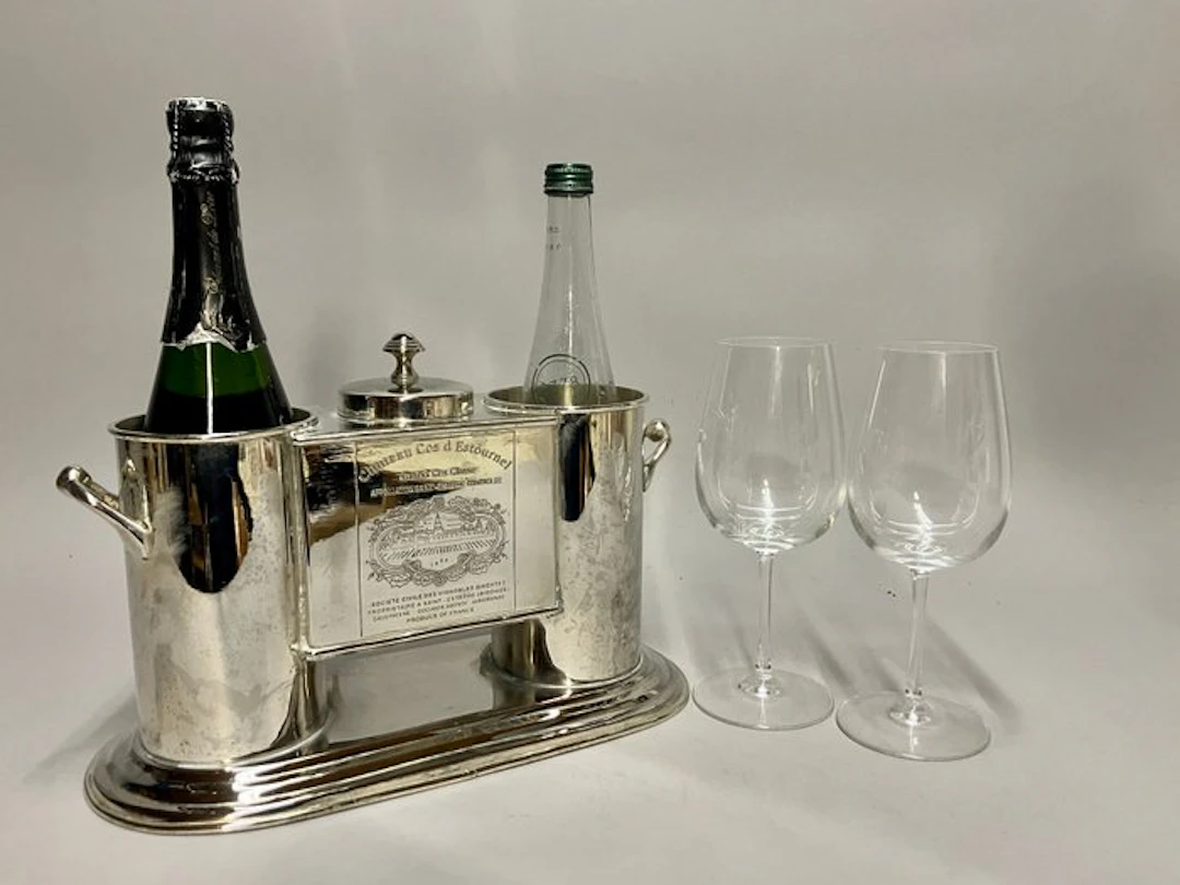 Wine cooler - Wine Cooler for two bottles with...