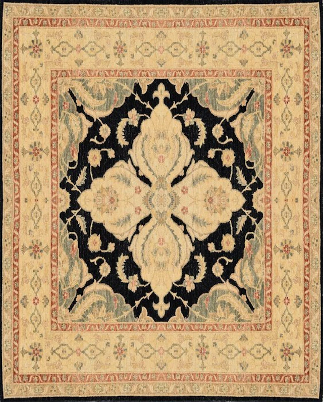Tapis noué à la main Chubi en laine - Ziegler - Rug - 210...