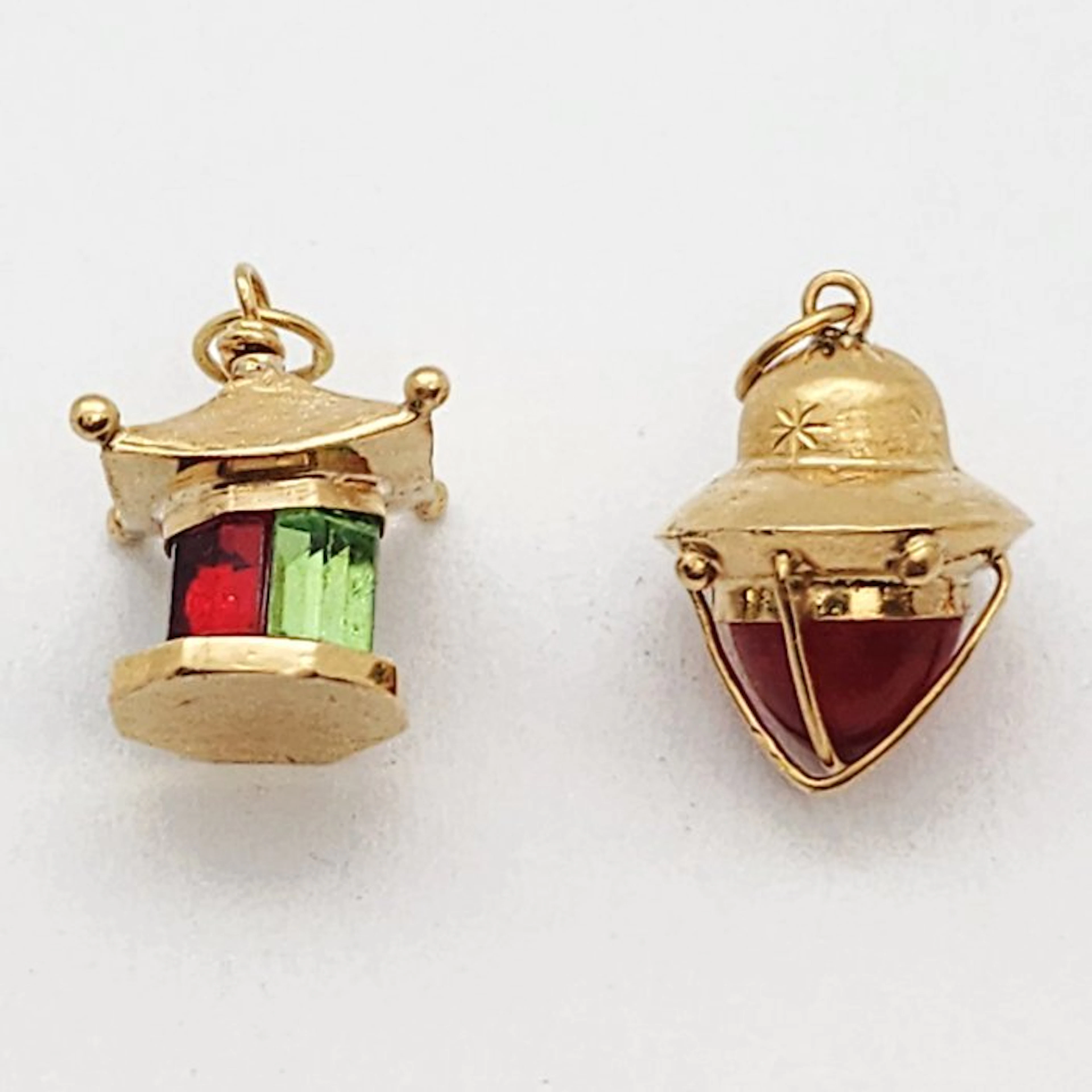 Pendant - 18 kt. Yellow gold - 1.00ct. tw. Mixed gemstones - Topaz