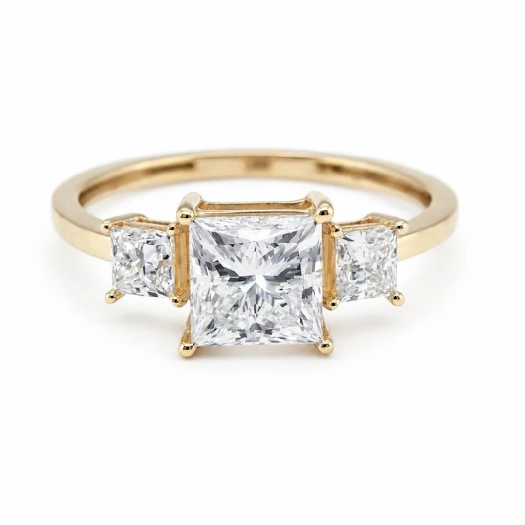 No reserve price - Ring - 14 kt