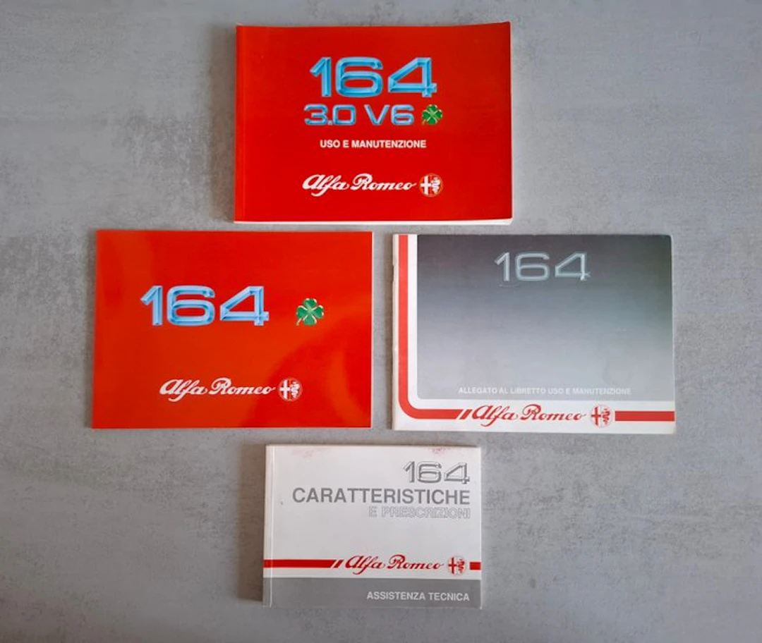 Manual - Alfa Romeo - 164 - Quadrifoglio Verde - 3.0 V6 - 2.0 - Turbo - TD