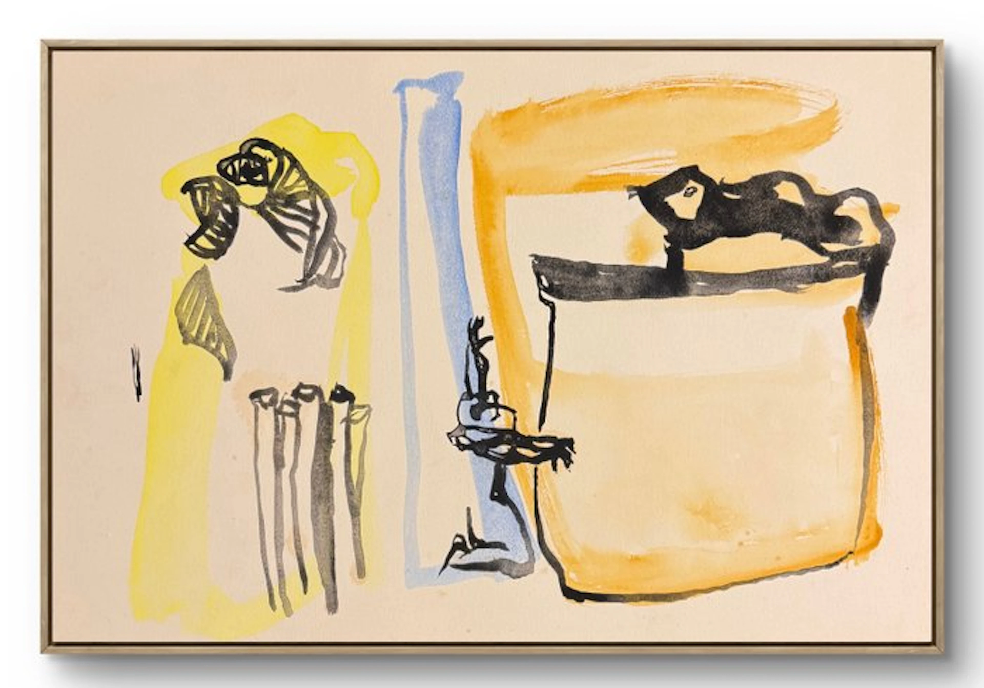 Marcus de Vestele (1941-2024) - Composition Cobra “ La Bête “