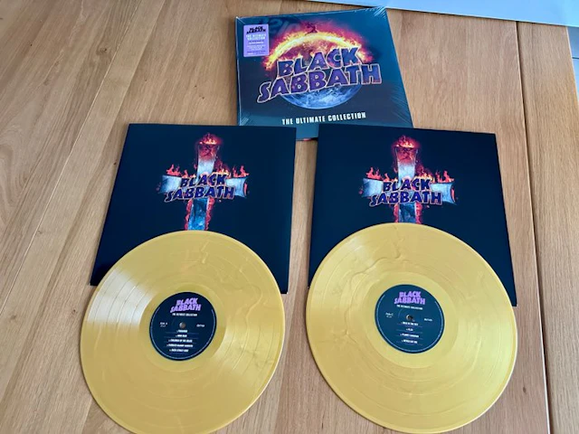 Black Sabbath - The Ultimate Collection - 2xLP Gold Vinyl...
