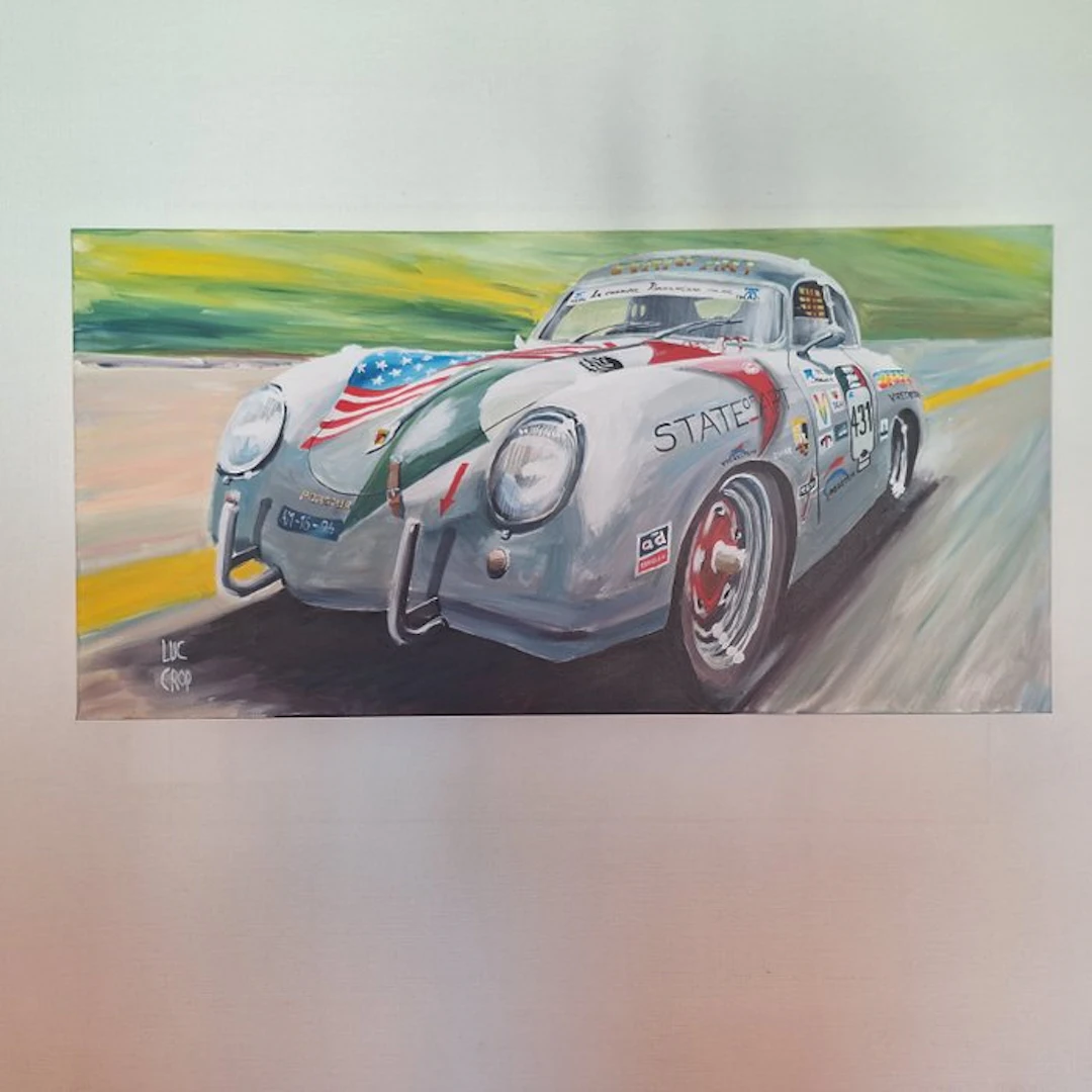 Luc Crop - porsche 356A state of art panamerica-rally