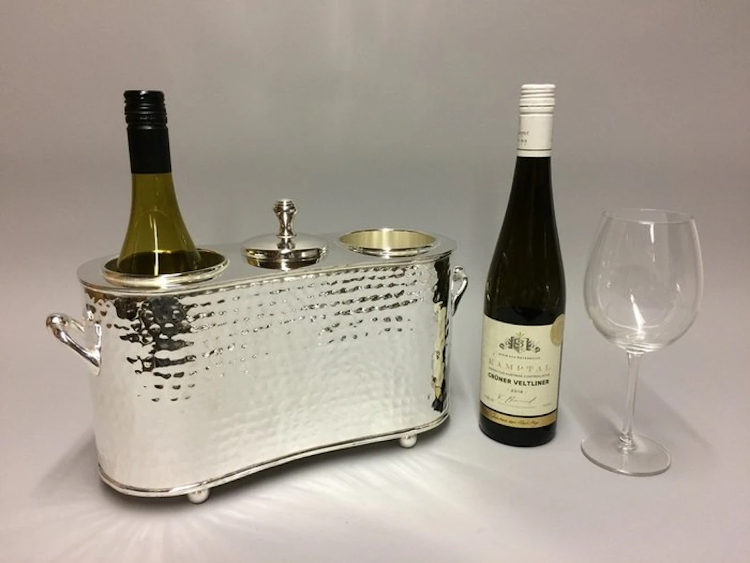 Wine cooler - Wine Cooler for two bottles with...