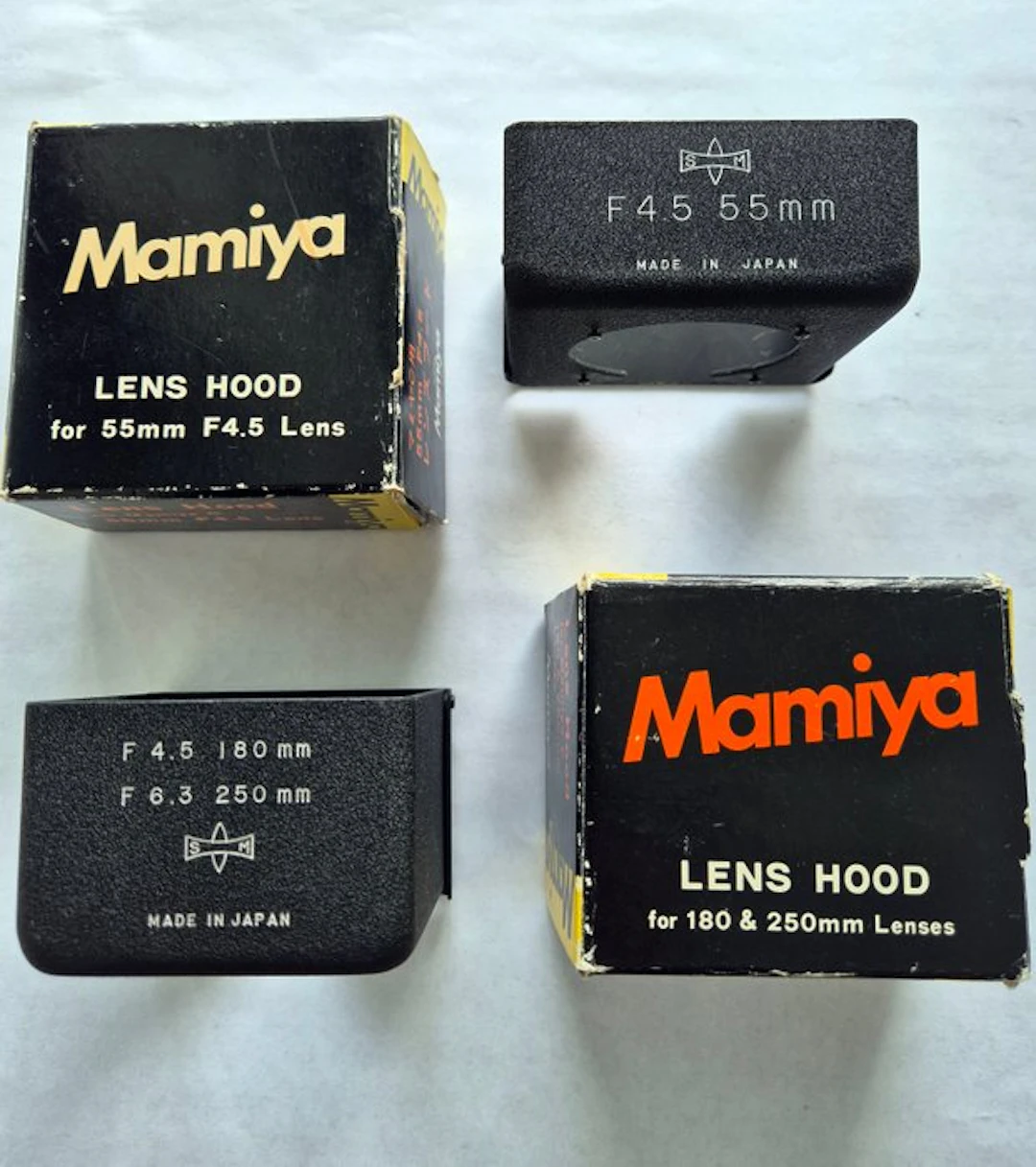 Mamiya-Sekor Replacement lens hoods 55mm/4.5