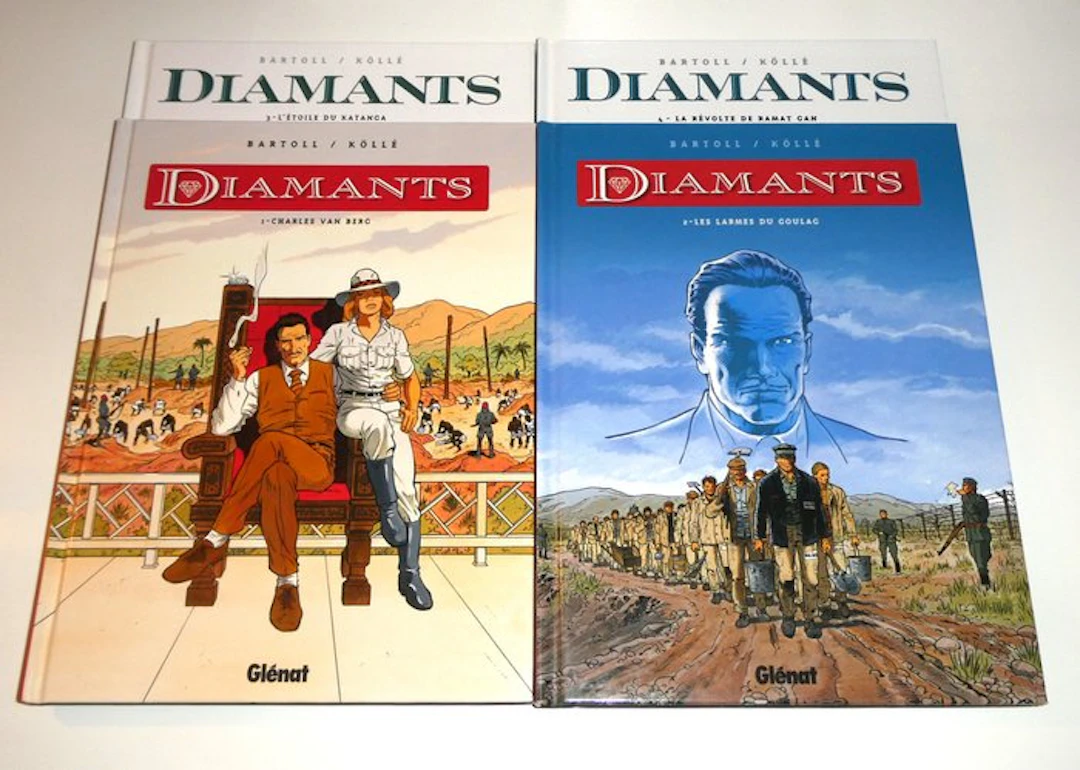 Diamants T1 à T4 - Série complète - 4x C - EO/Ré - 4 Album - 2007/2012