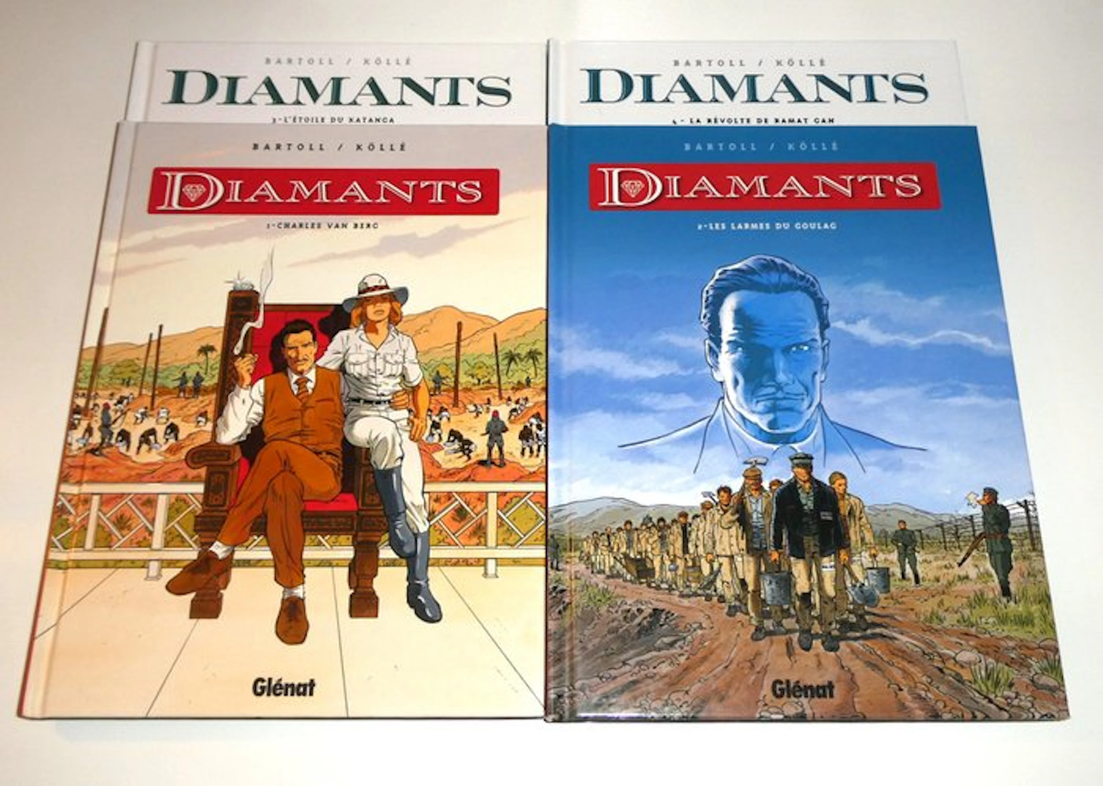 Diamants T1 à T4 - Série complète - 4x C - EO/Ré - 4 Album - 2007/2012