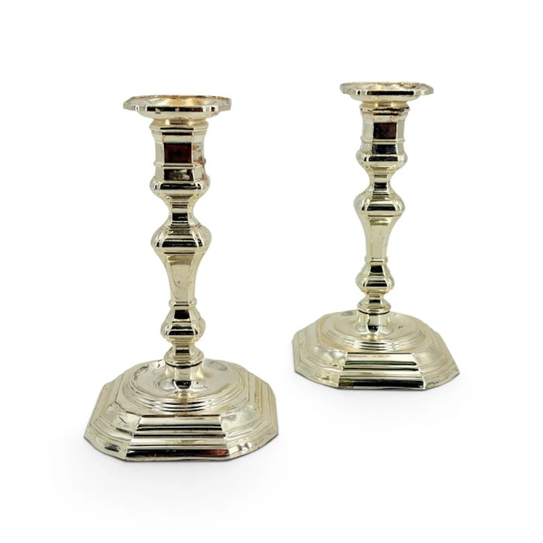 Candelabrum (2) - Silver plated brass - Victorian Style