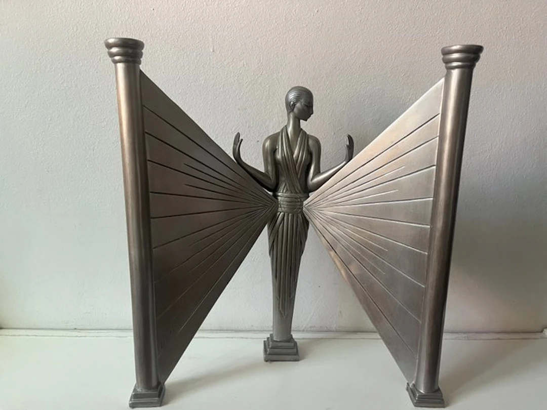 Erté (1892-1990) - Statue, Le Flaumbeau - 34 cm - Patinated bronze - 1990