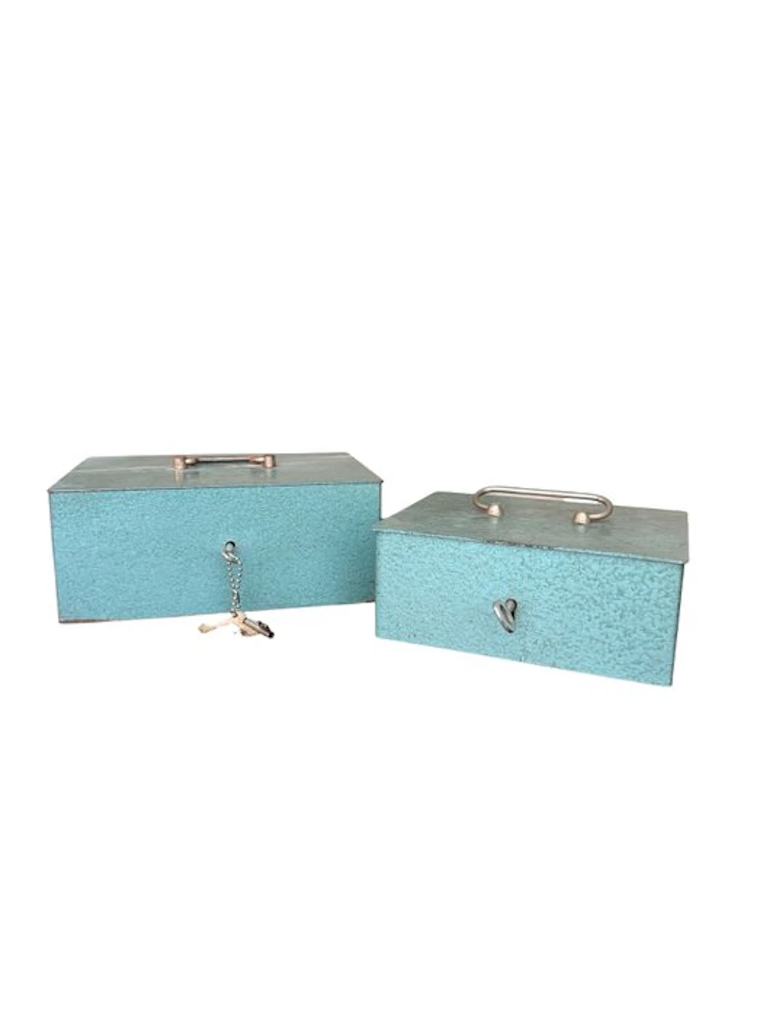 Exceptional Beaumont Cash Box Set in Rare Light Green...