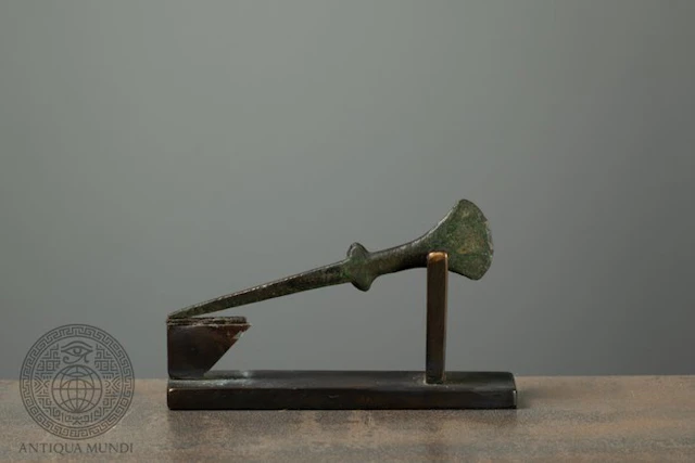Europe – Late Bronze Age Bronze Chisel with Fan-Shaped...