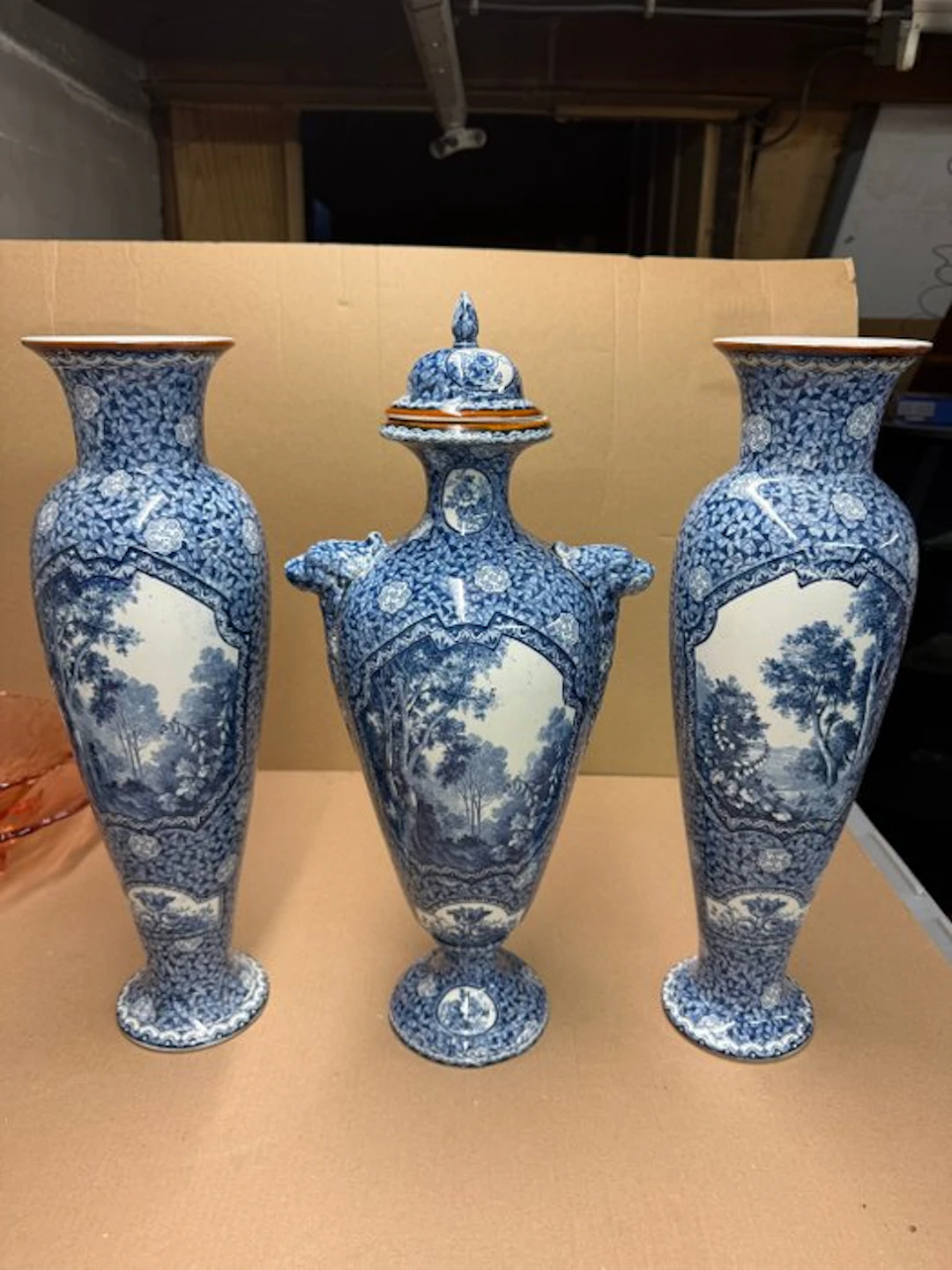 Franz Anton Mehlem, royal bonn - Vase (3) - Earthenware