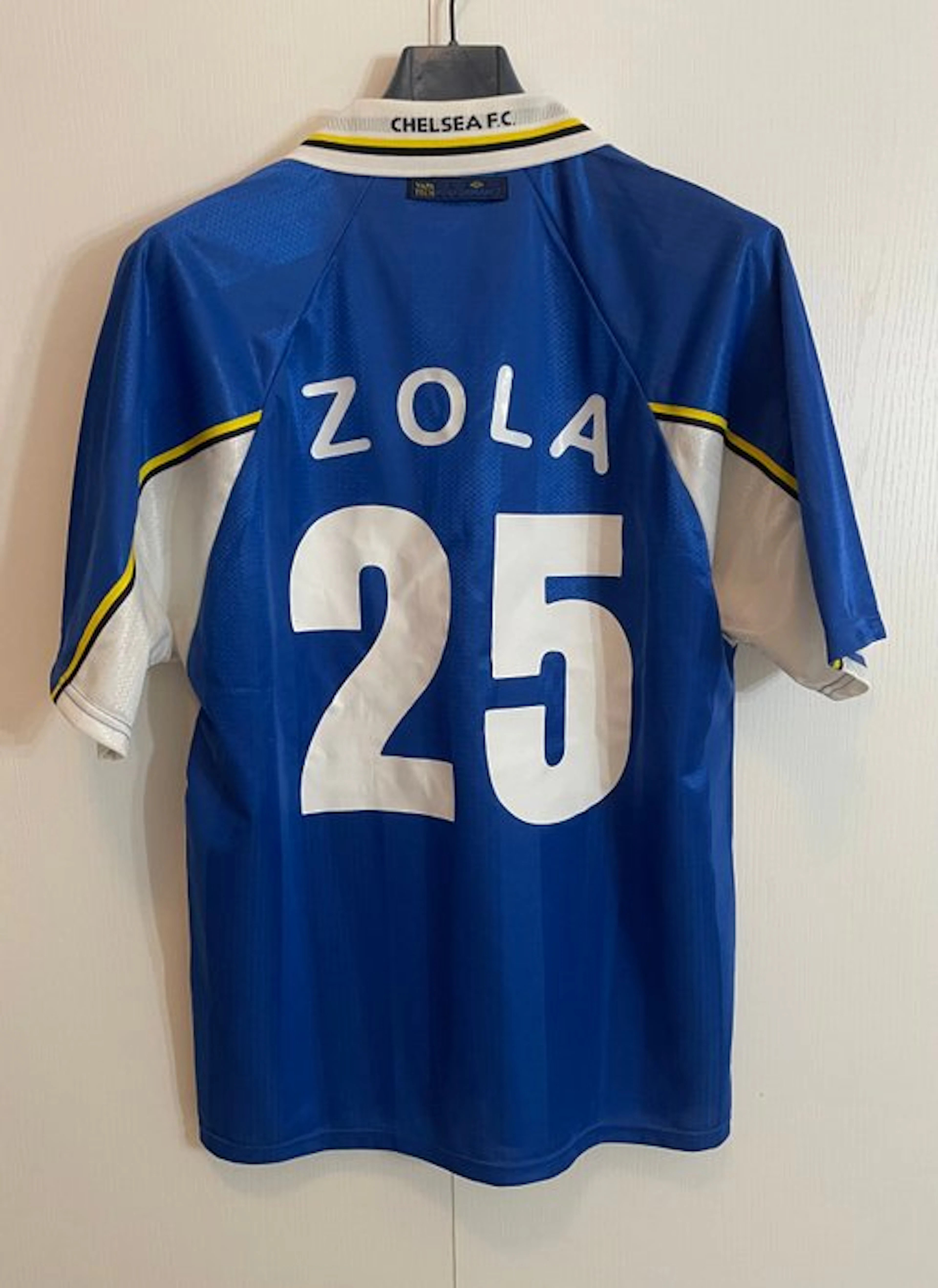 Chelsea - Premier League - Gianfranco ZOLA - 1997 - Football shirt