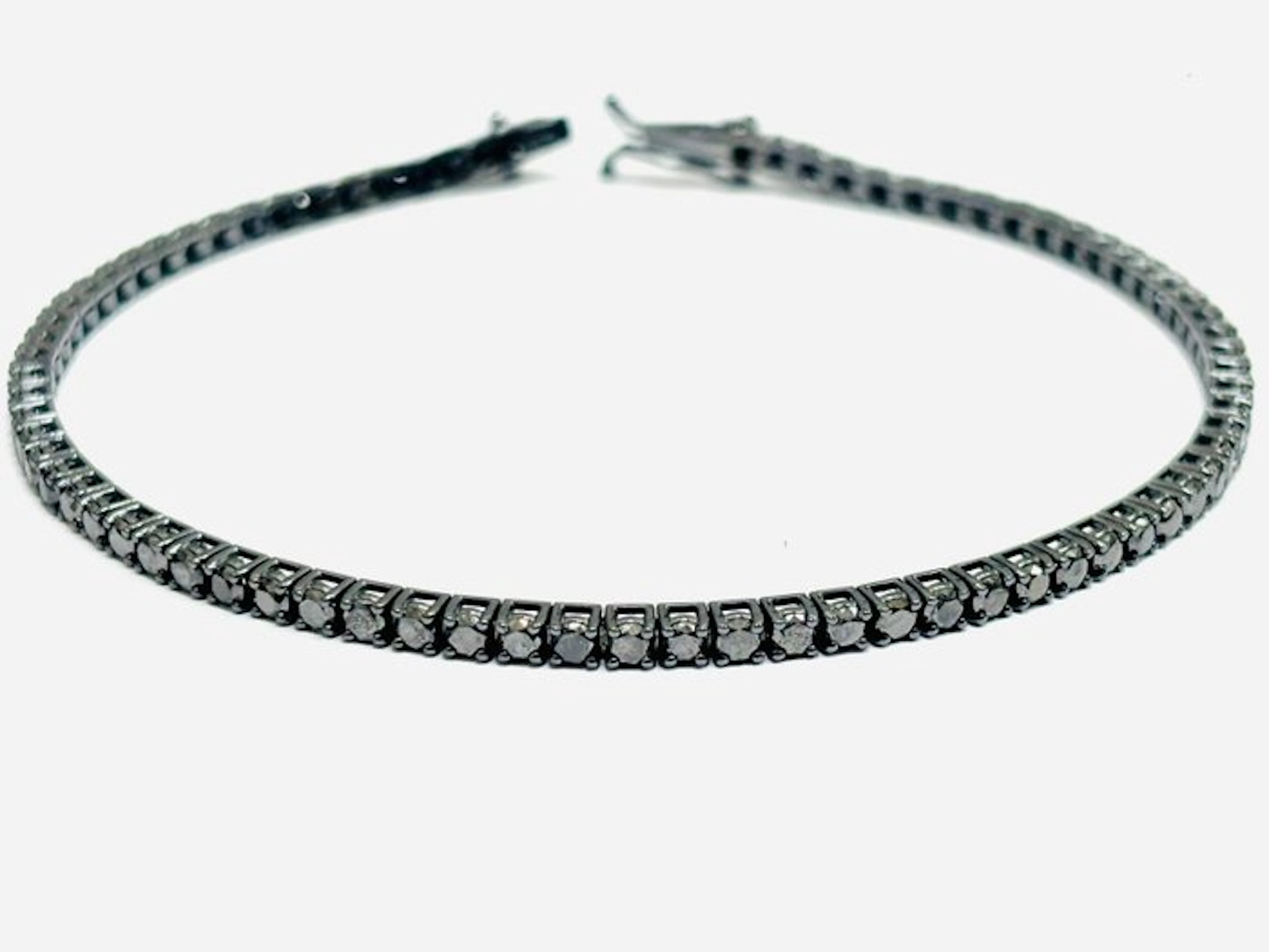 Tennis bracelet - 18 kt