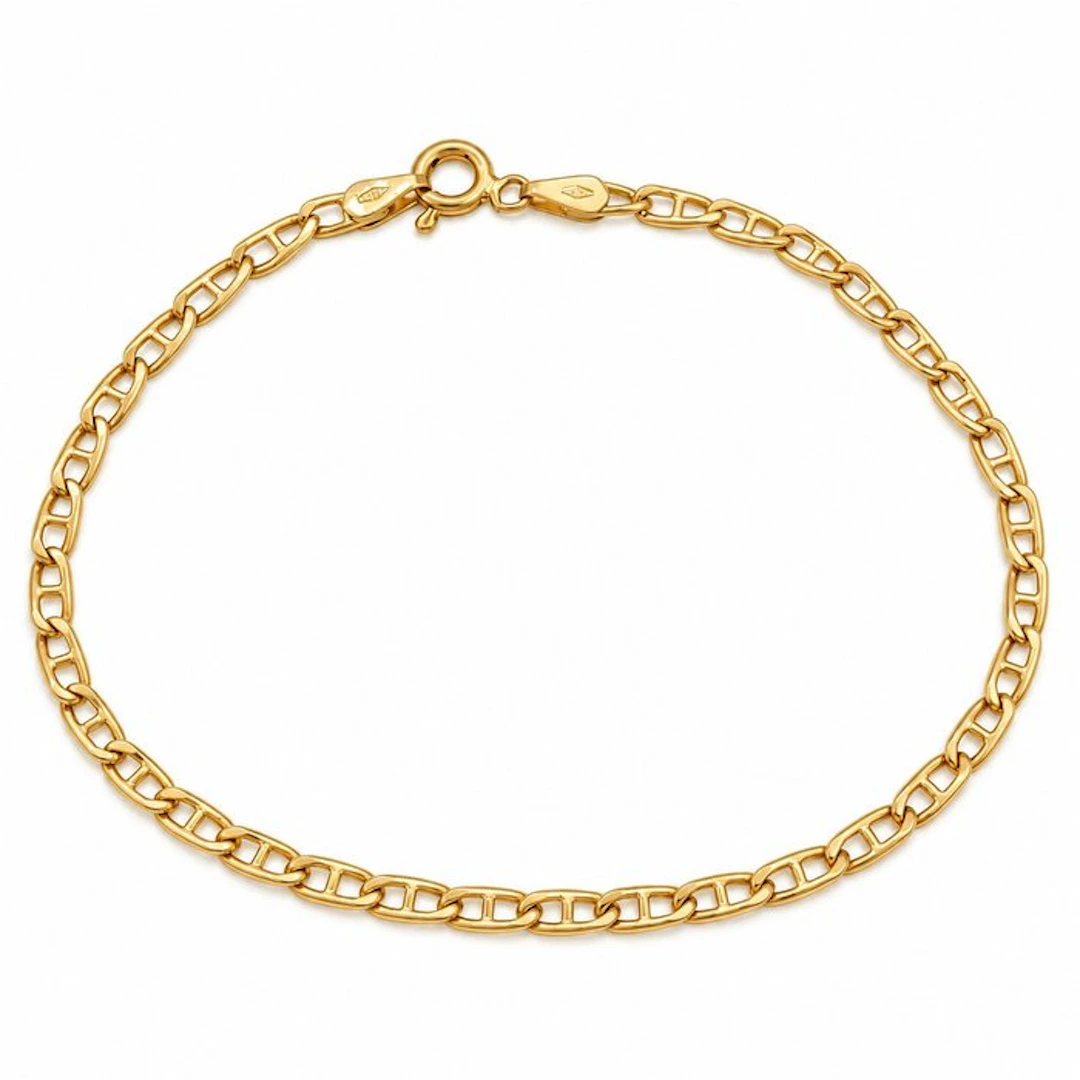 No reserve price - Bracelet - 18 kt. Yellow gold - Made in Italy - Handmade