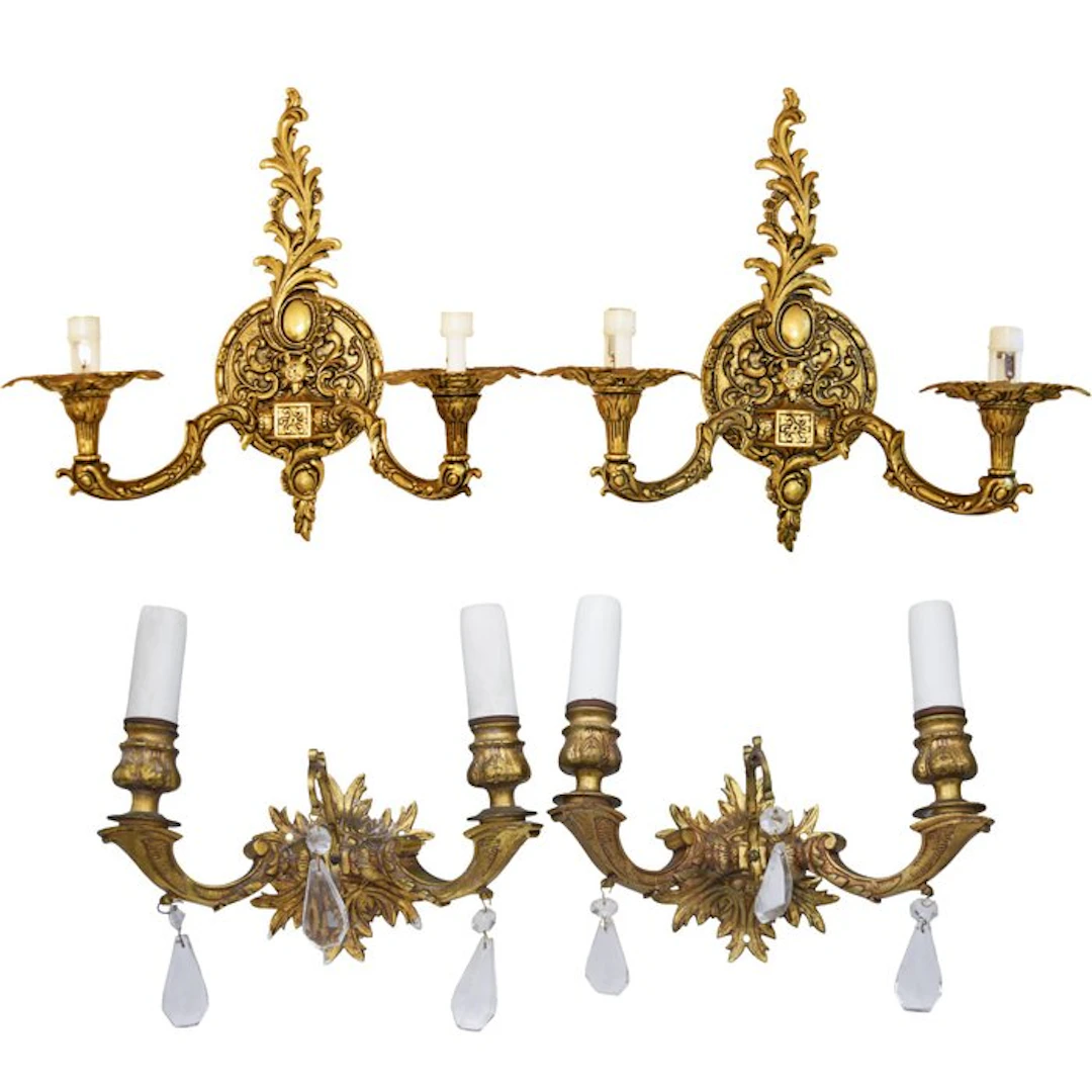 Wall sconce - Metal, Bronze