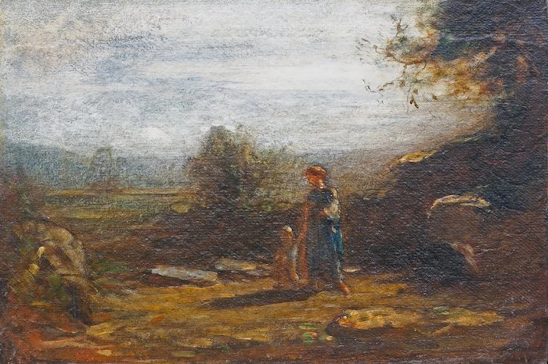 Antonio Fontanesi (1812-1882) - La passeggiata