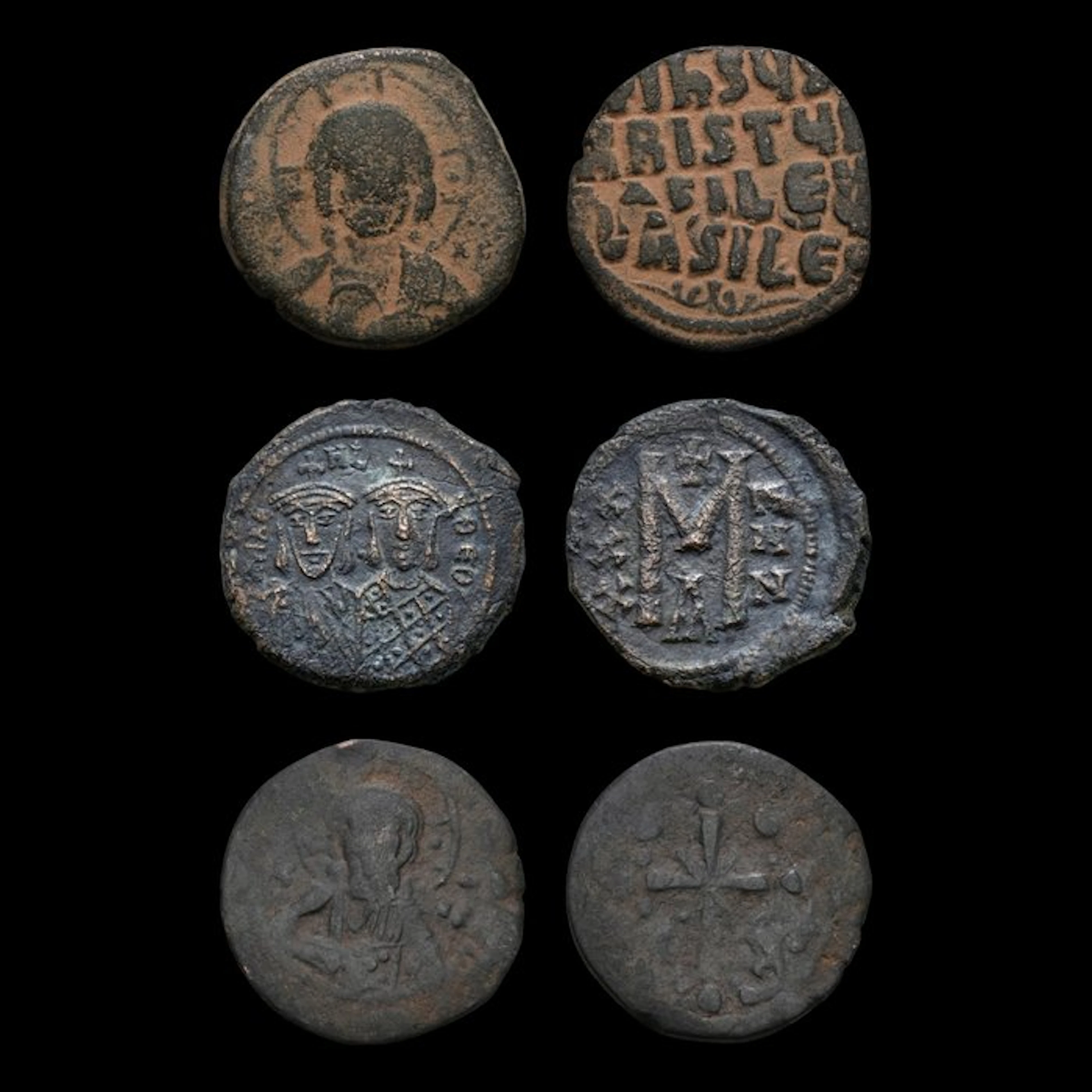 Byzantine Empire Lot of 3x Follis including Michael II
