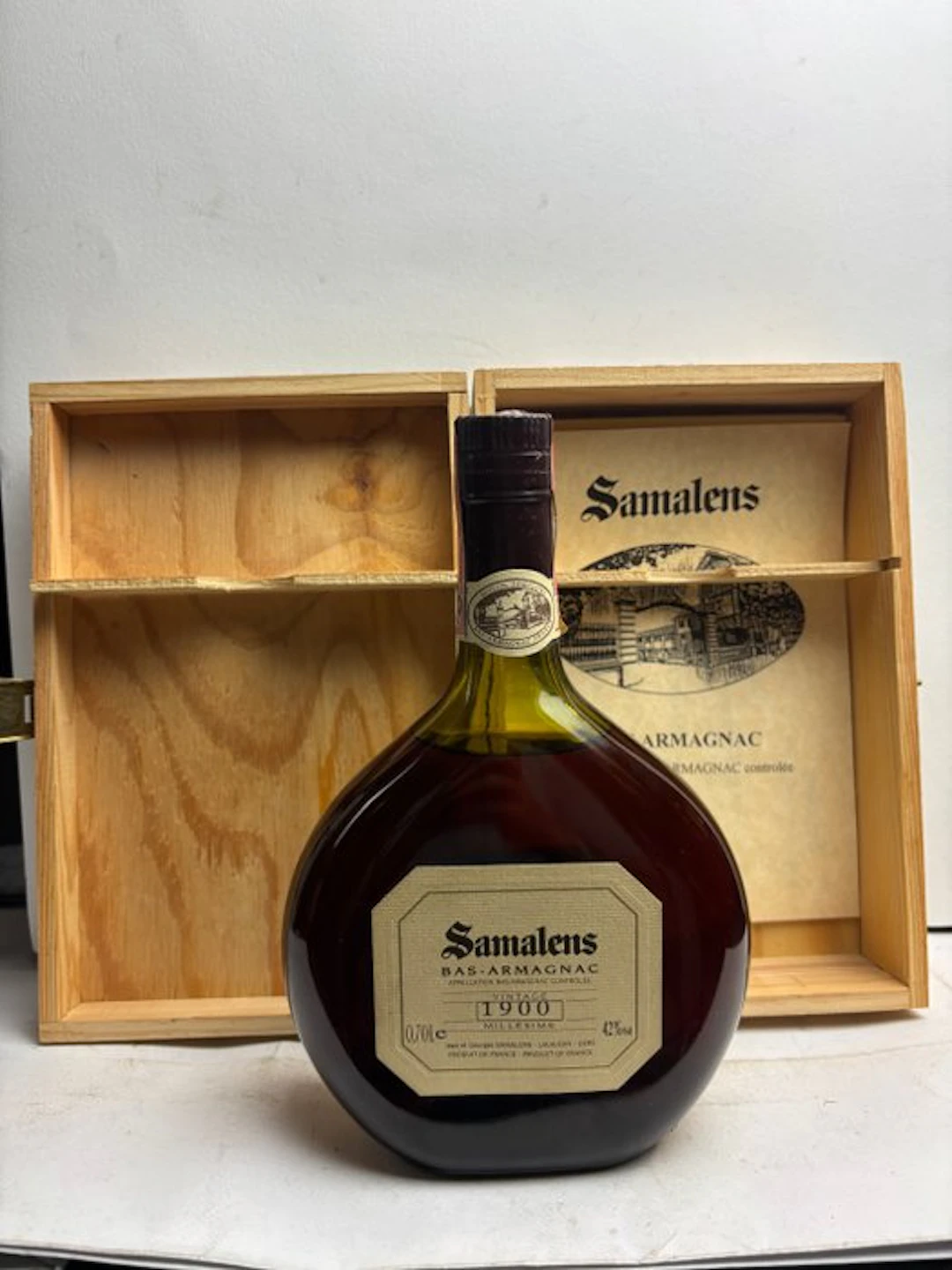 Samalens 1900 - Bas Armagnac millésime - b. 1998 - 700ml