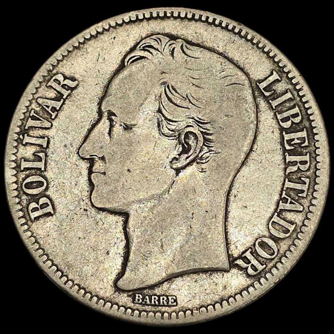 Venezuela. 5 Bolívares 1926 (No reserve price)