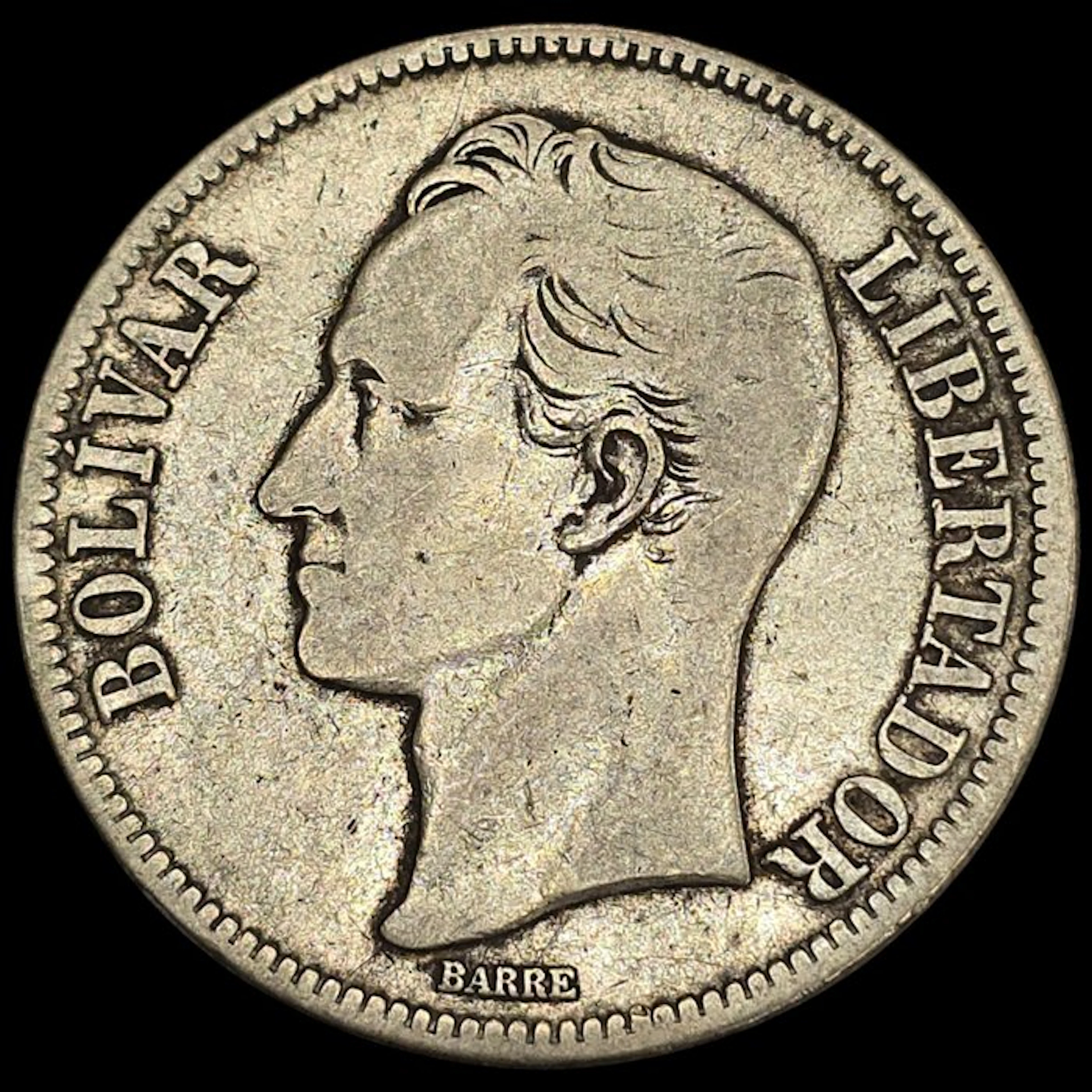 Venezuela. 5 Bolívares 1926 (No reserve price)