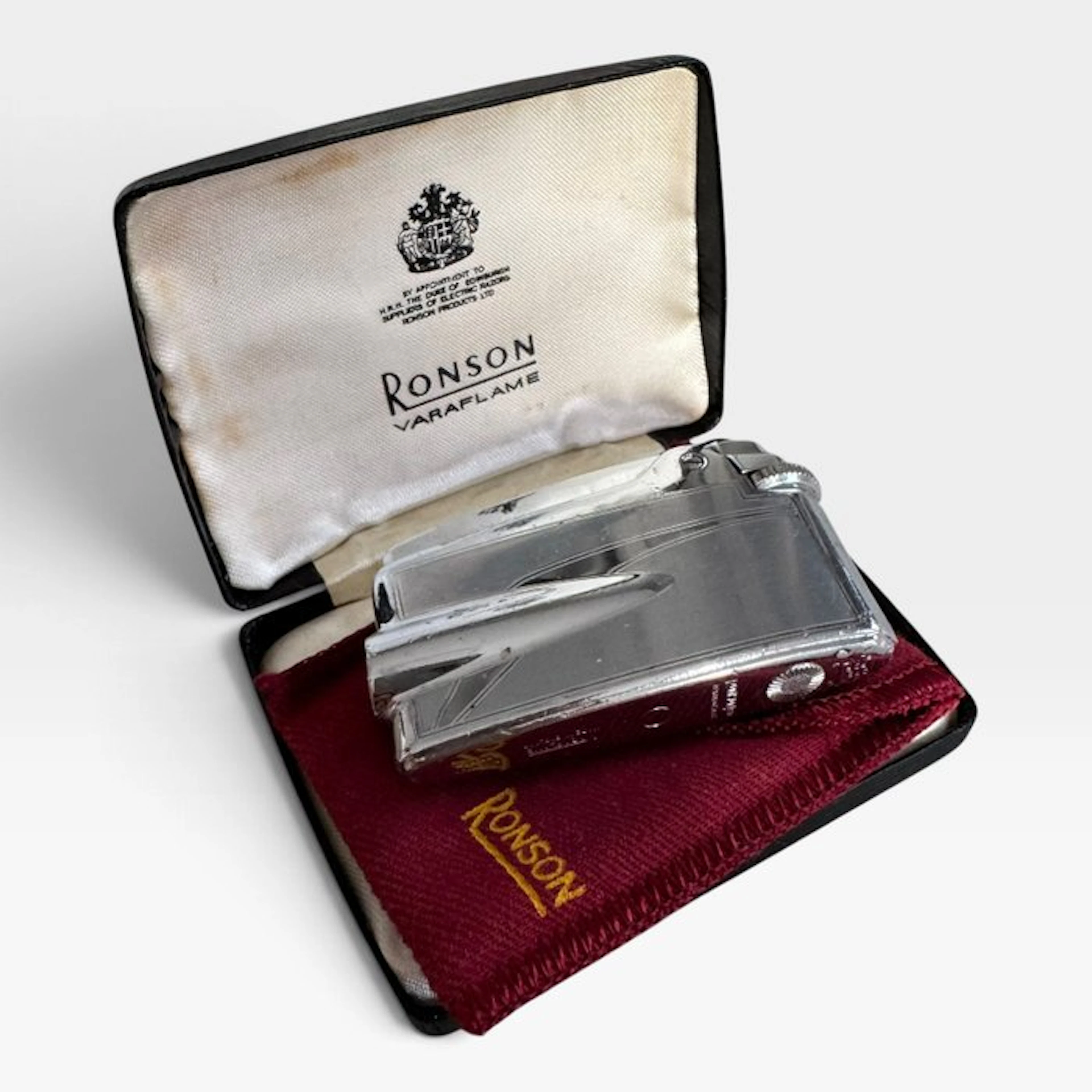 Ronson - Varaflame with Box - No reserve price - Lighter - Steel