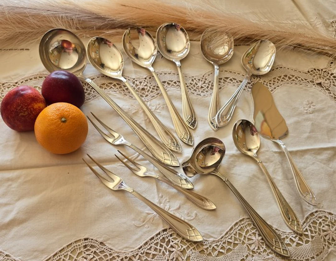 Robbe & Berking - Cutlery set (12) - Acarda - Silverplated
