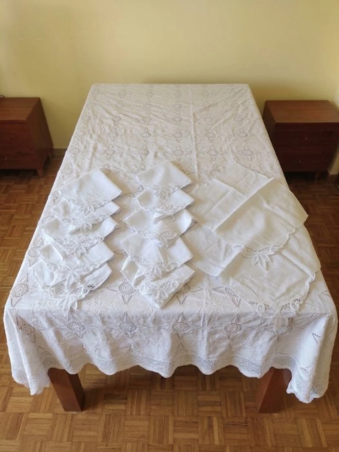 Table cover (24) - 240 cm - 160 cm - Pure linen