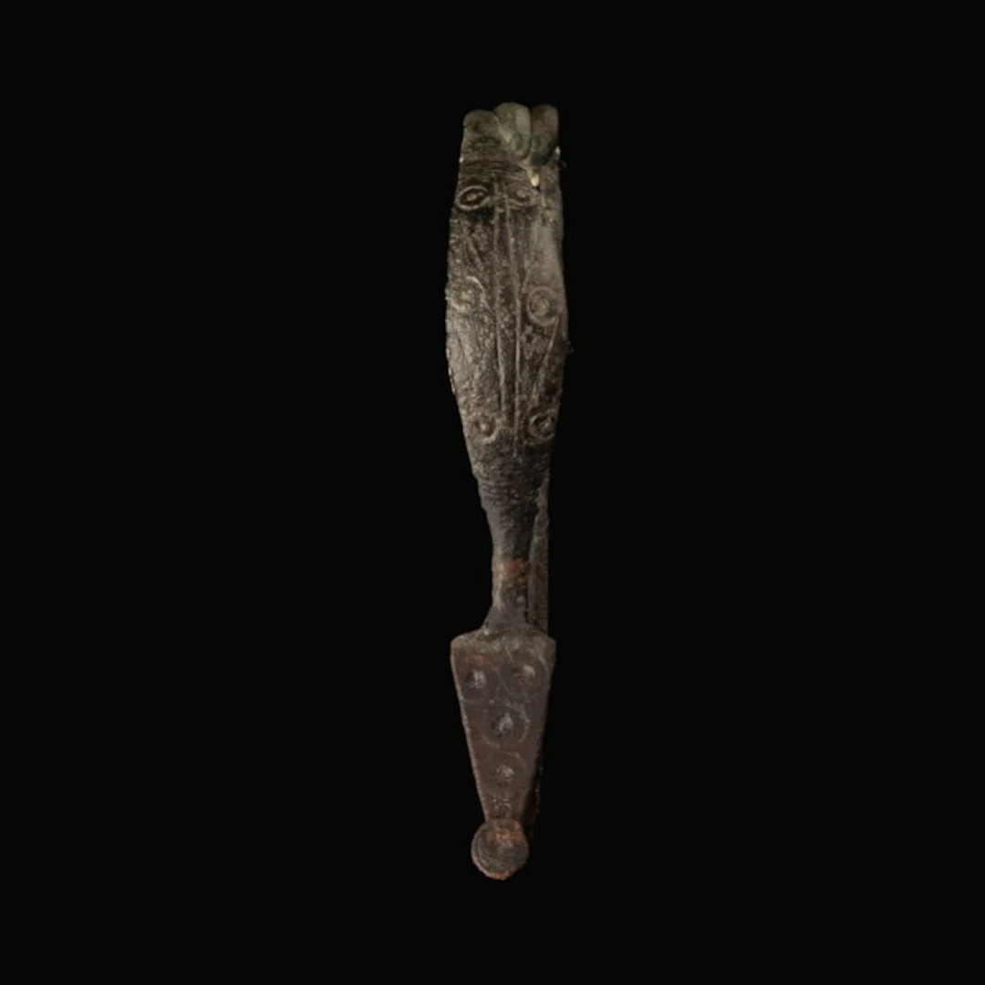 Celtic Bow Fibula with Spiral Decoration
